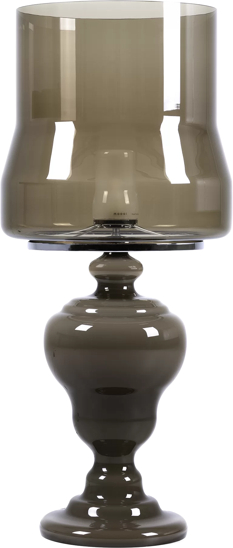 Kaipo TOO table lamp Sepia brown front view