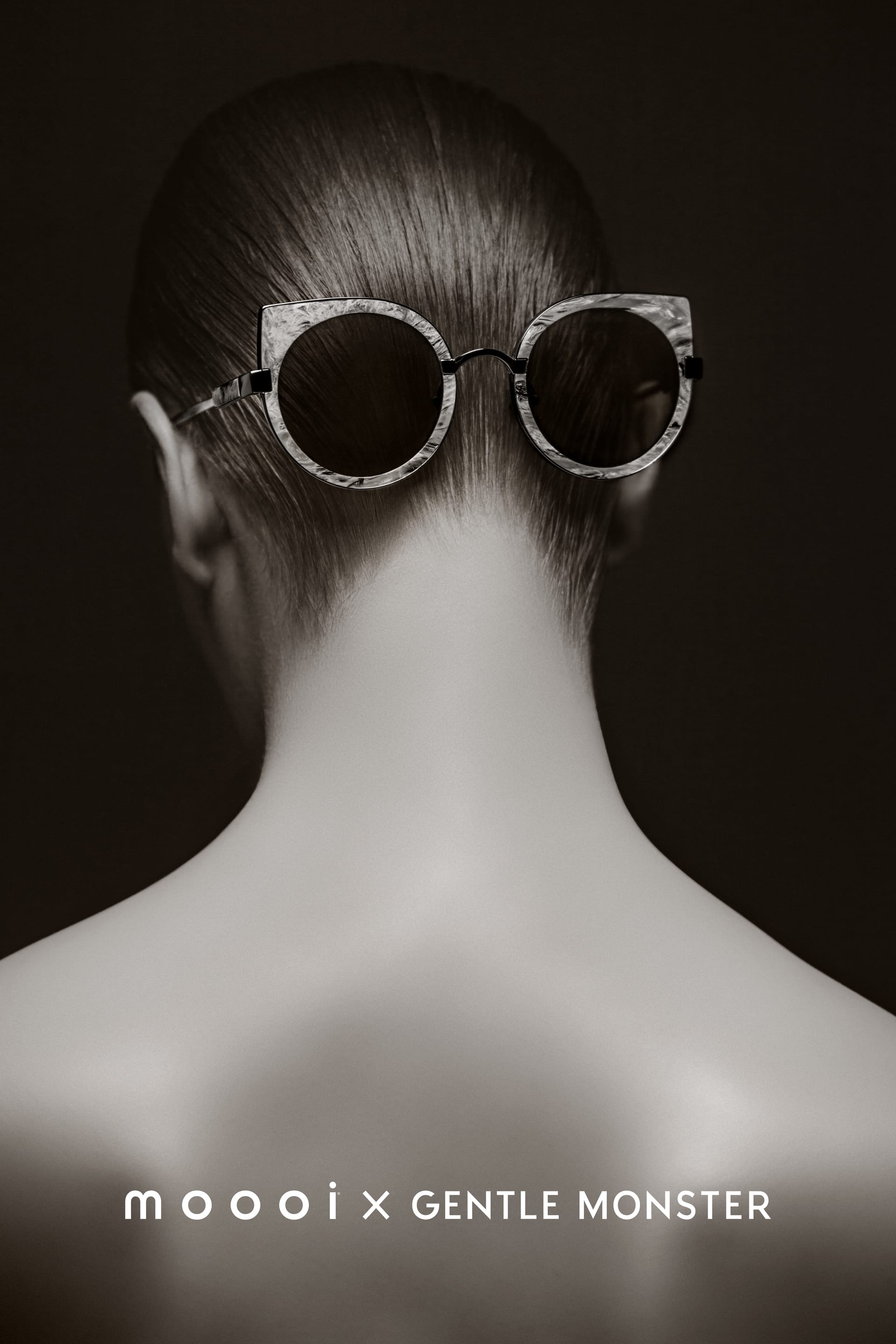 Woman wearing Gentle Monster x Moooi Sunglasses