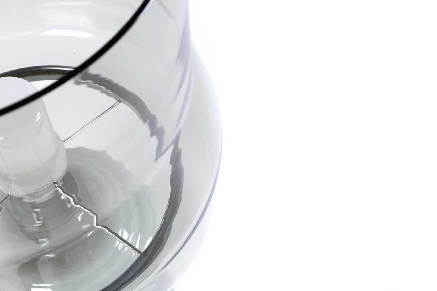 Kaipo TOO table lamp Pewter grey detail glass 2