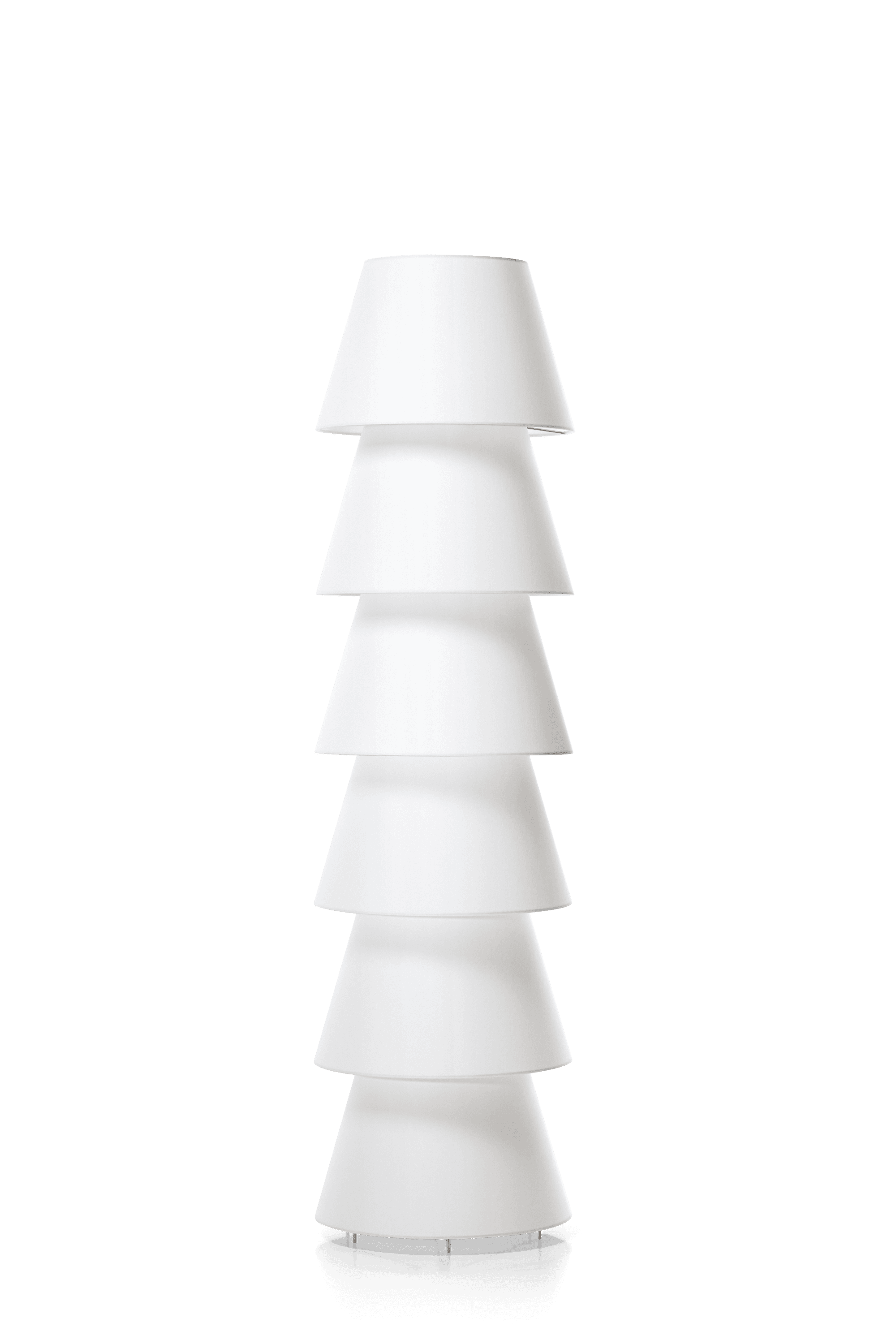 Set Up Shades 6 floor light front view