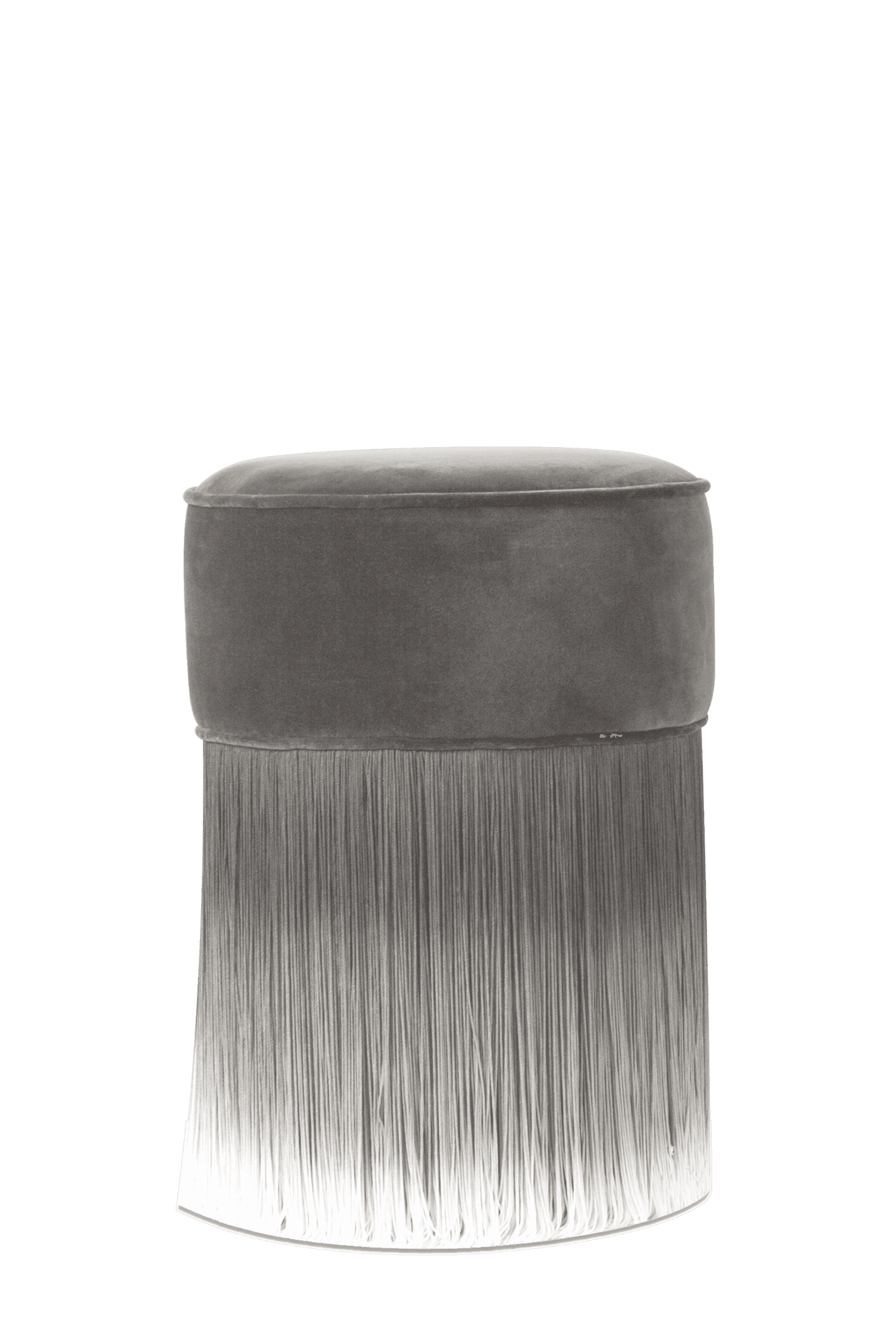 Amami Pouf 30 Light Grey front view