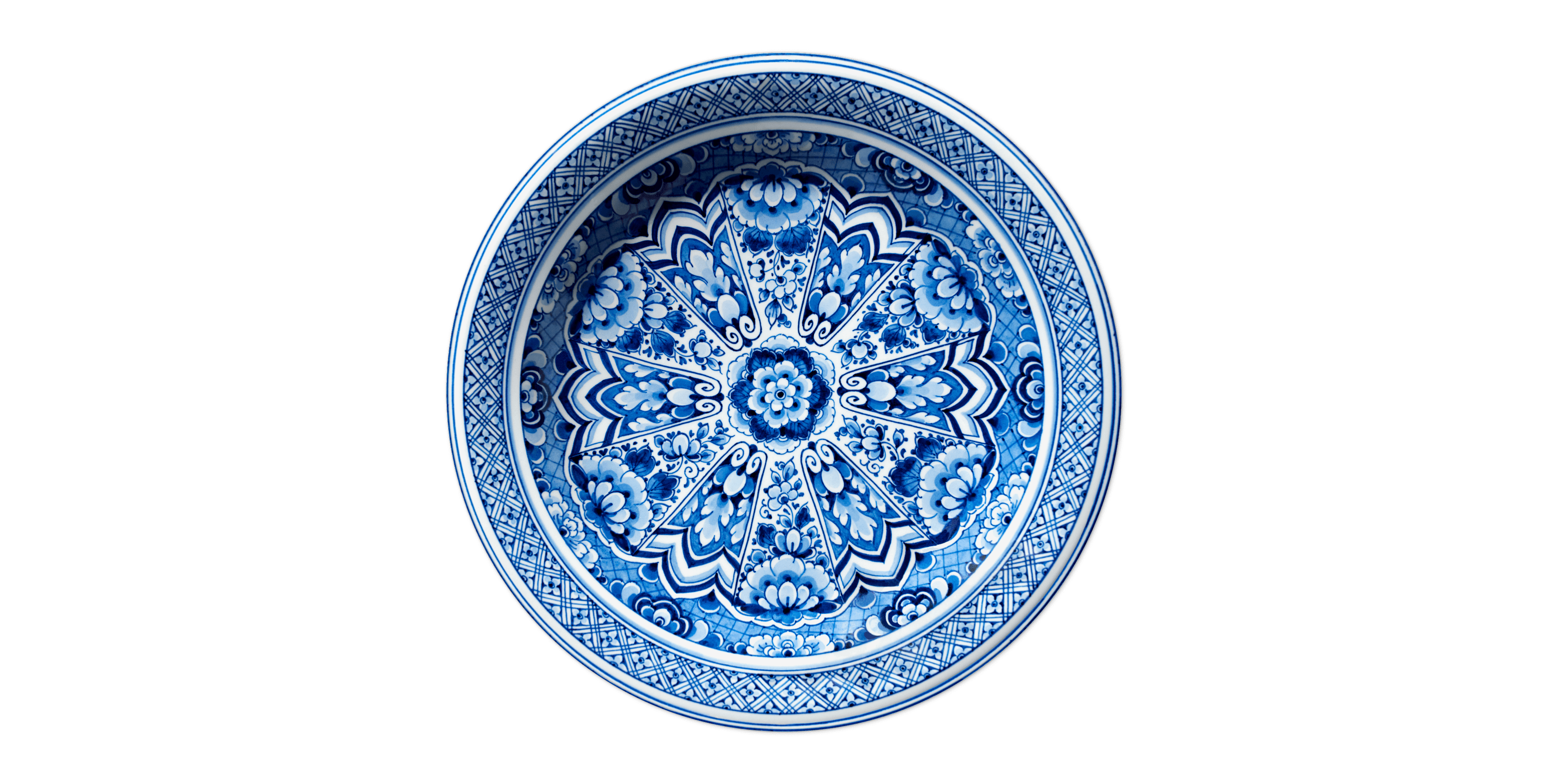 Carpet Delft Blue Plate