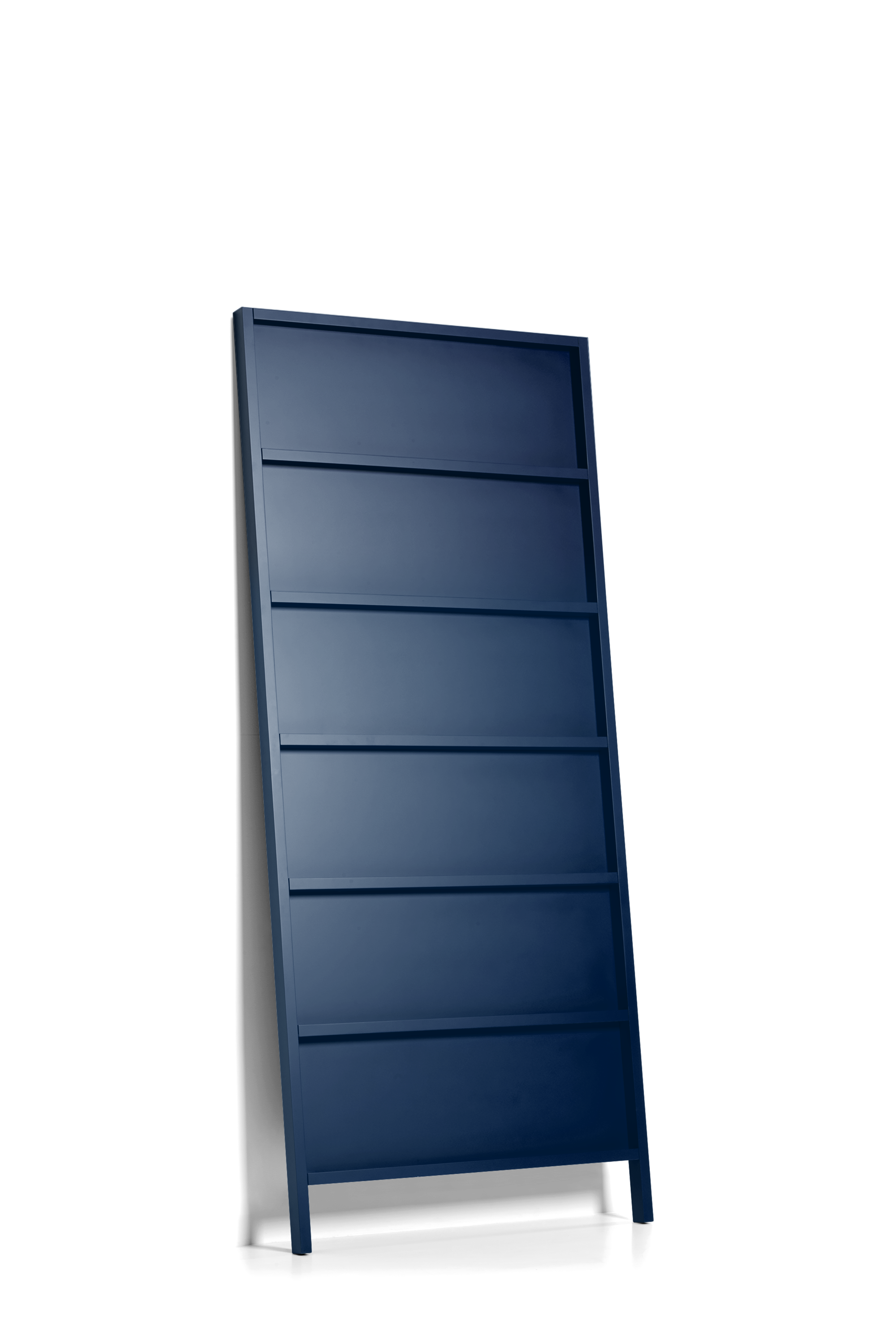 Oblique Big bookshelf sapphire blue