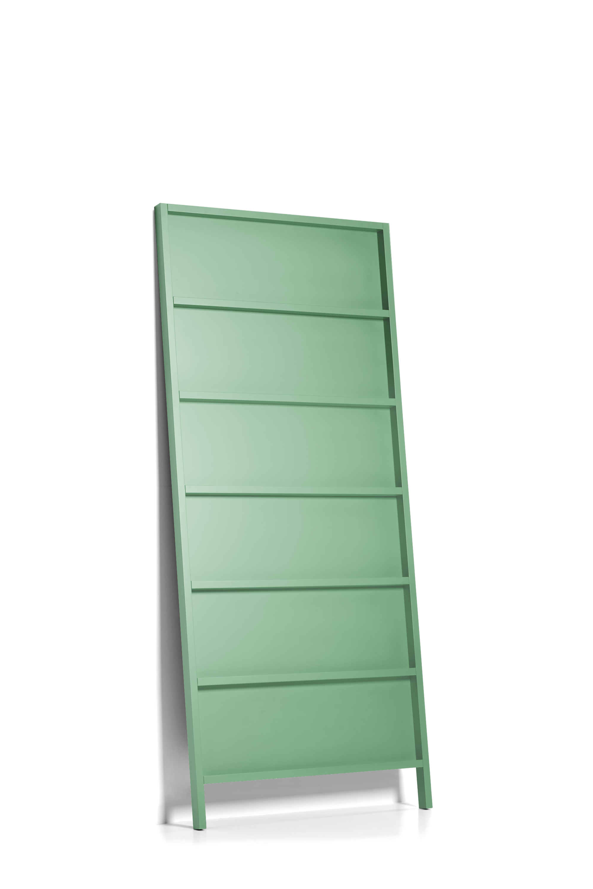 Oblique Big bookshelf pale green