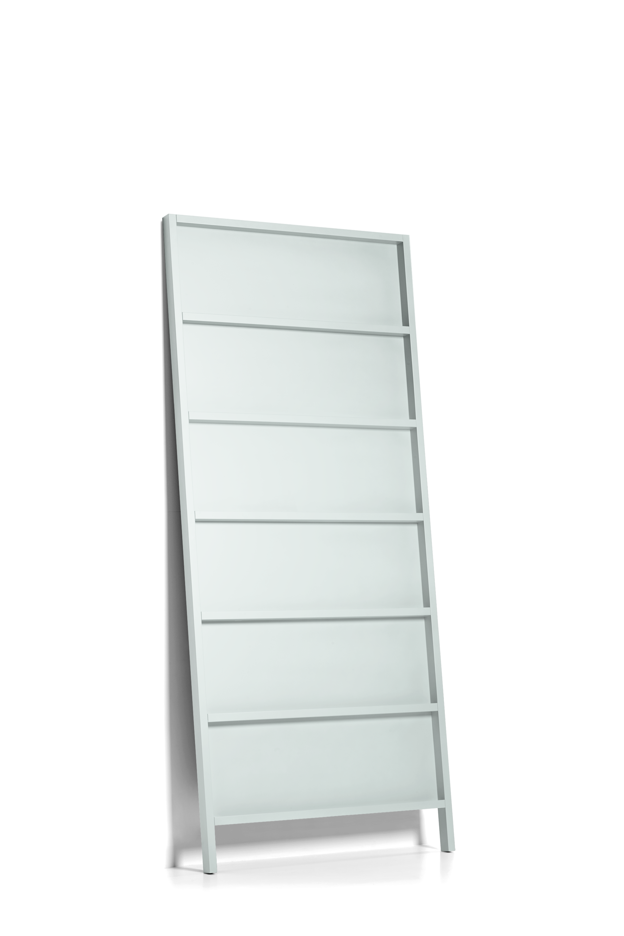 Oblique Big bookshelf light grey