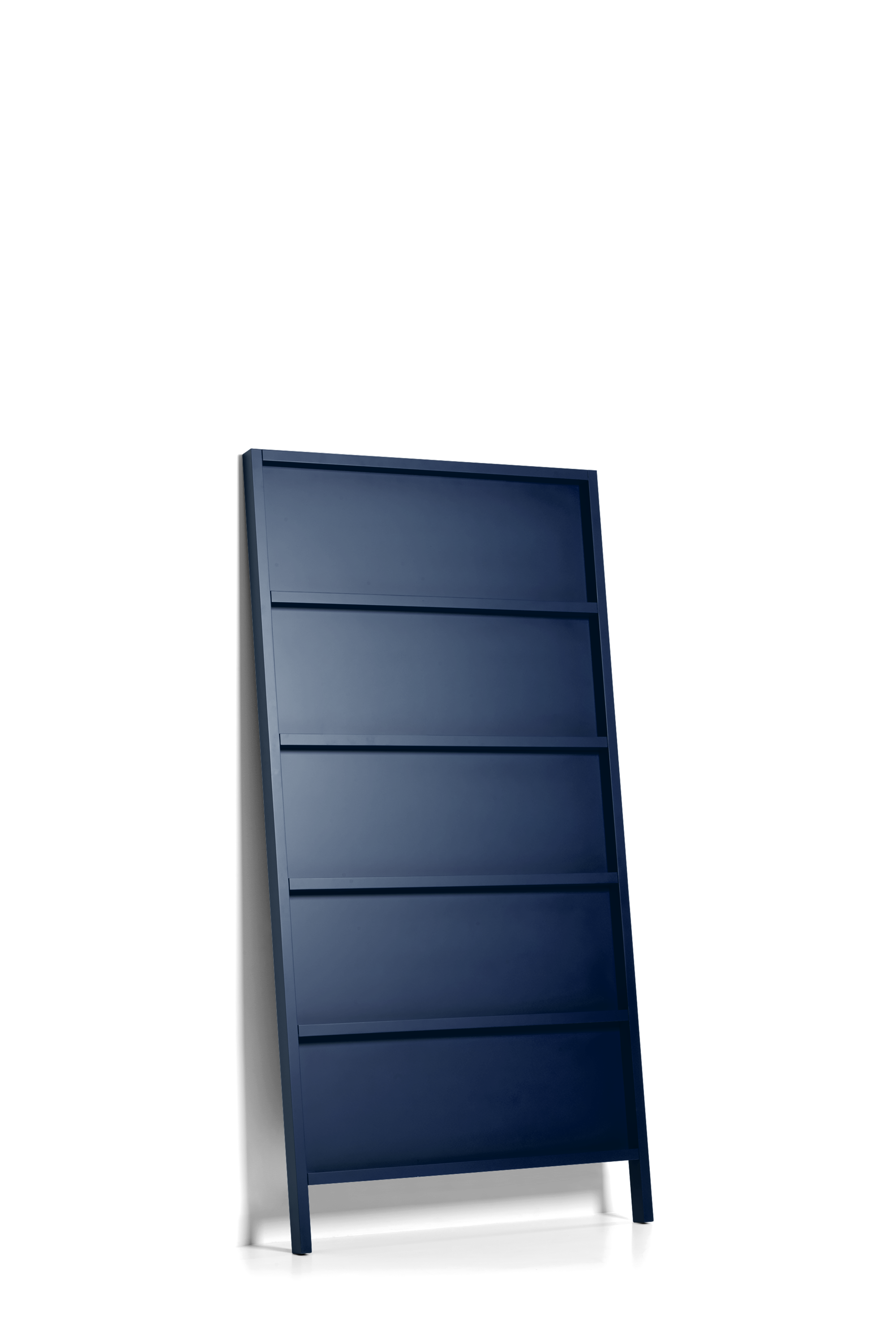 Oblique Small bookshelf sapphire blue