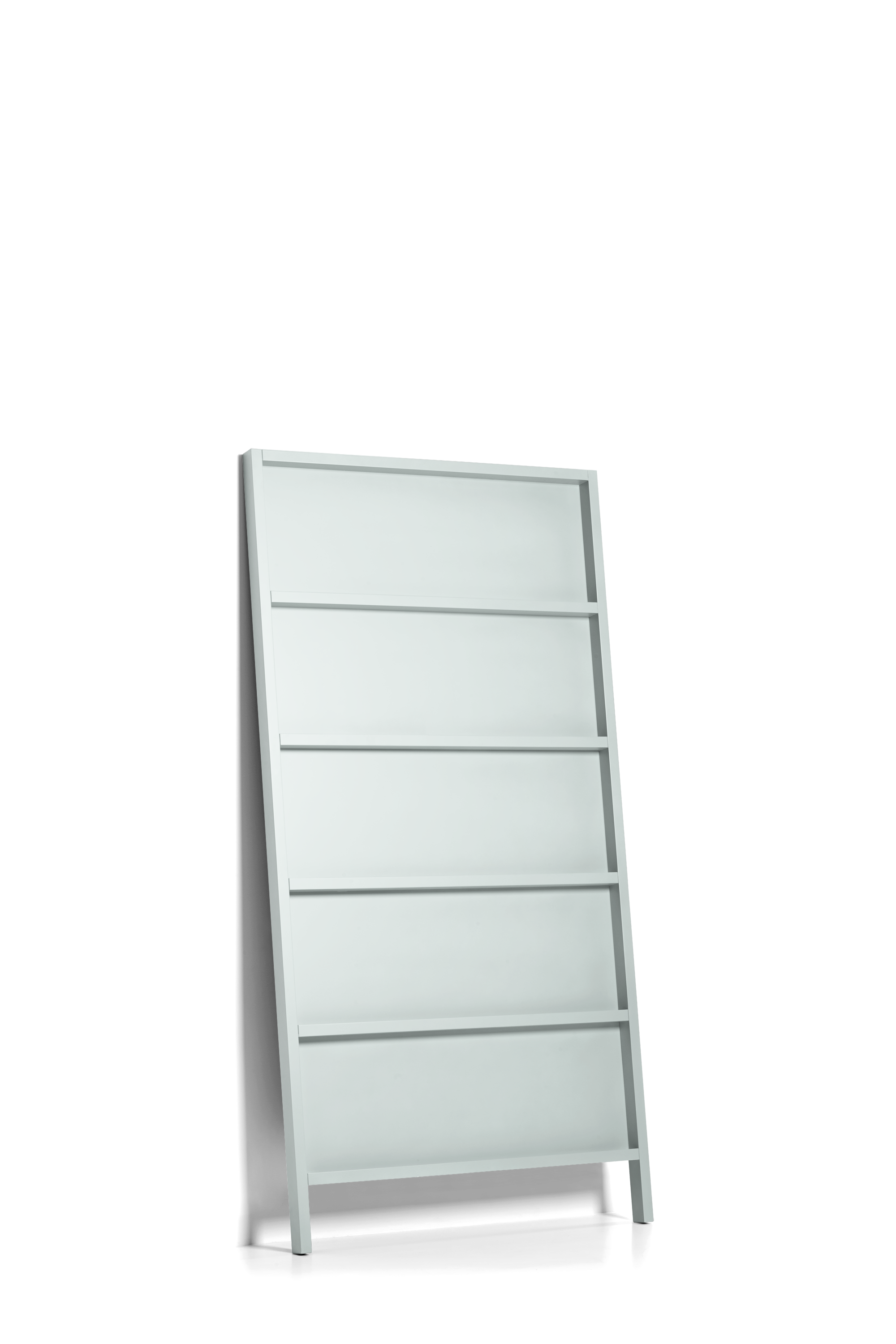 Oblique Small bookshelf light grey