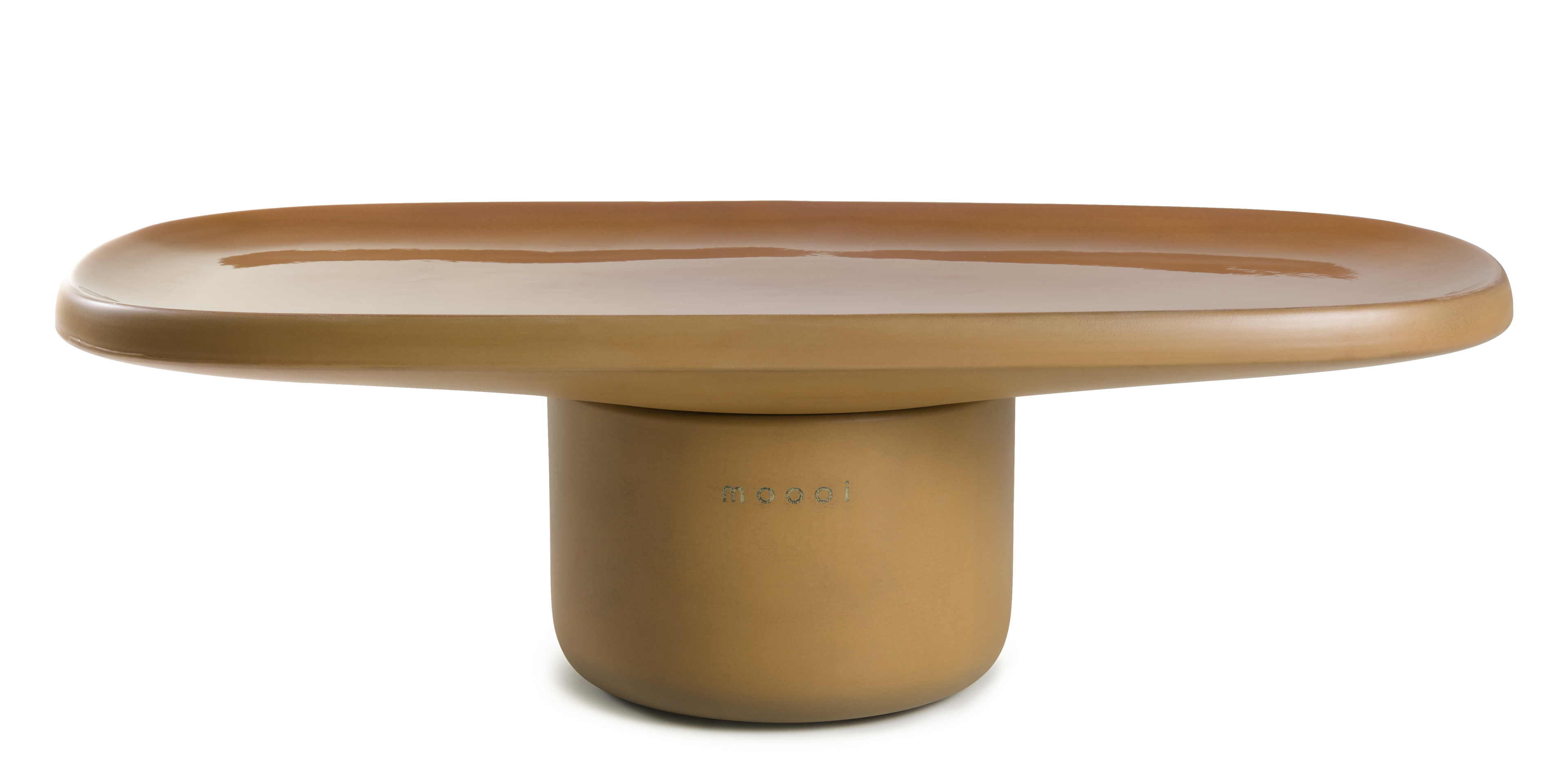 Obon table rectangle low terracotta 