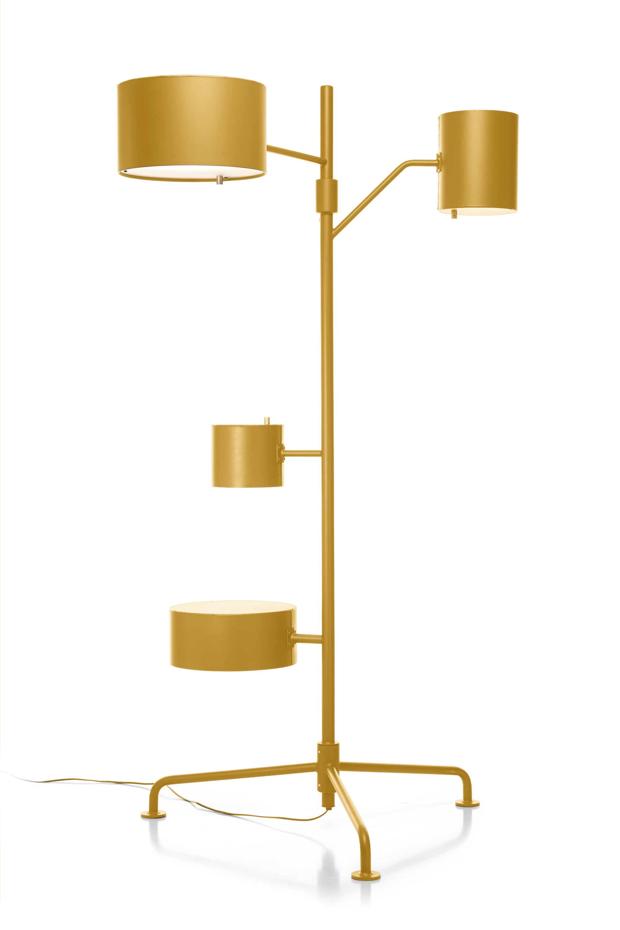 Statistiocrat Floor Lamp golden yellow