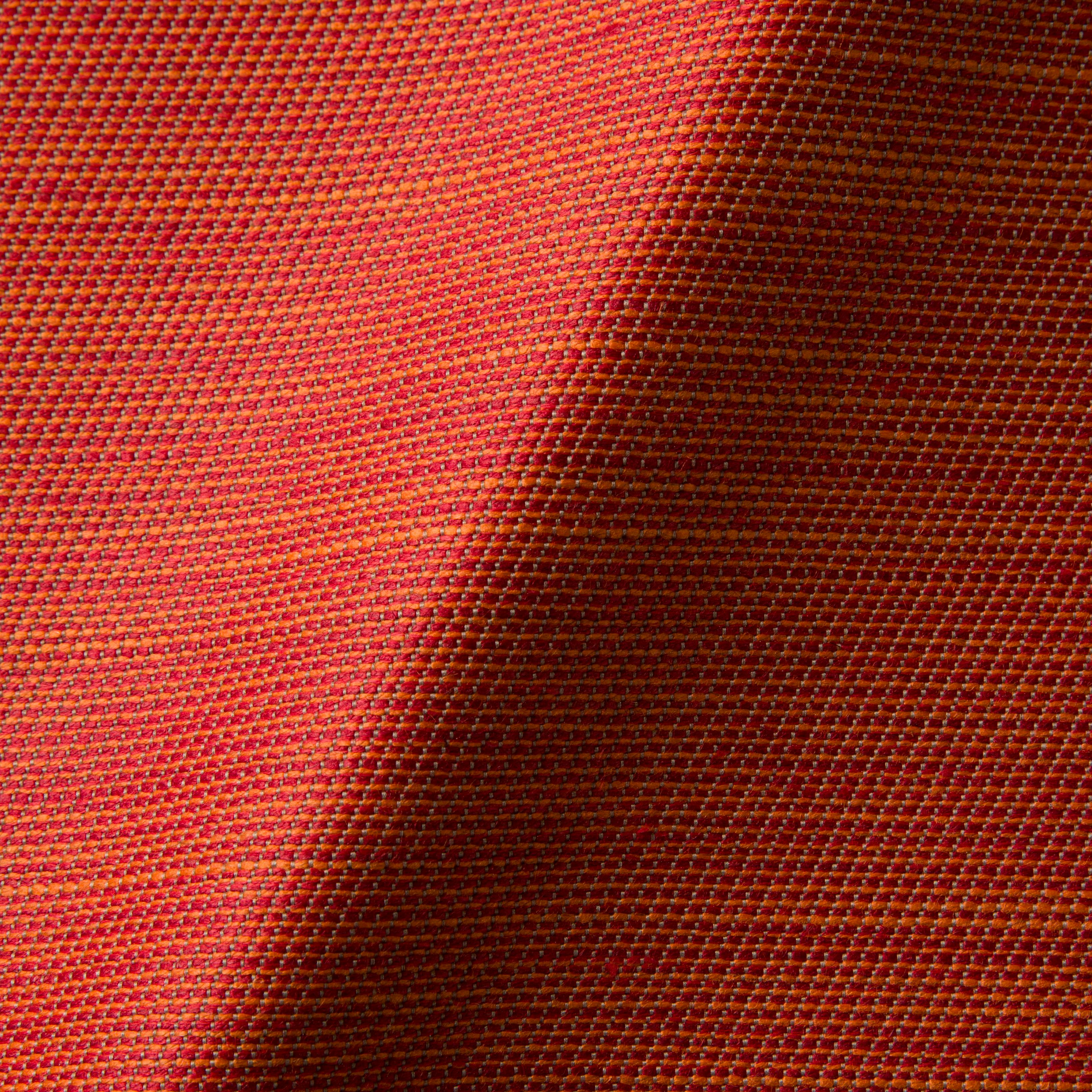 Fabric sample Oray Ray flamboyant red