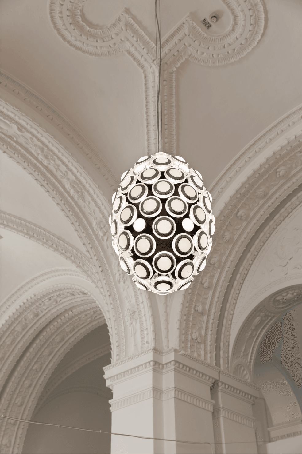 Iconic Eyes suspension light in Bavarian National Museum 11