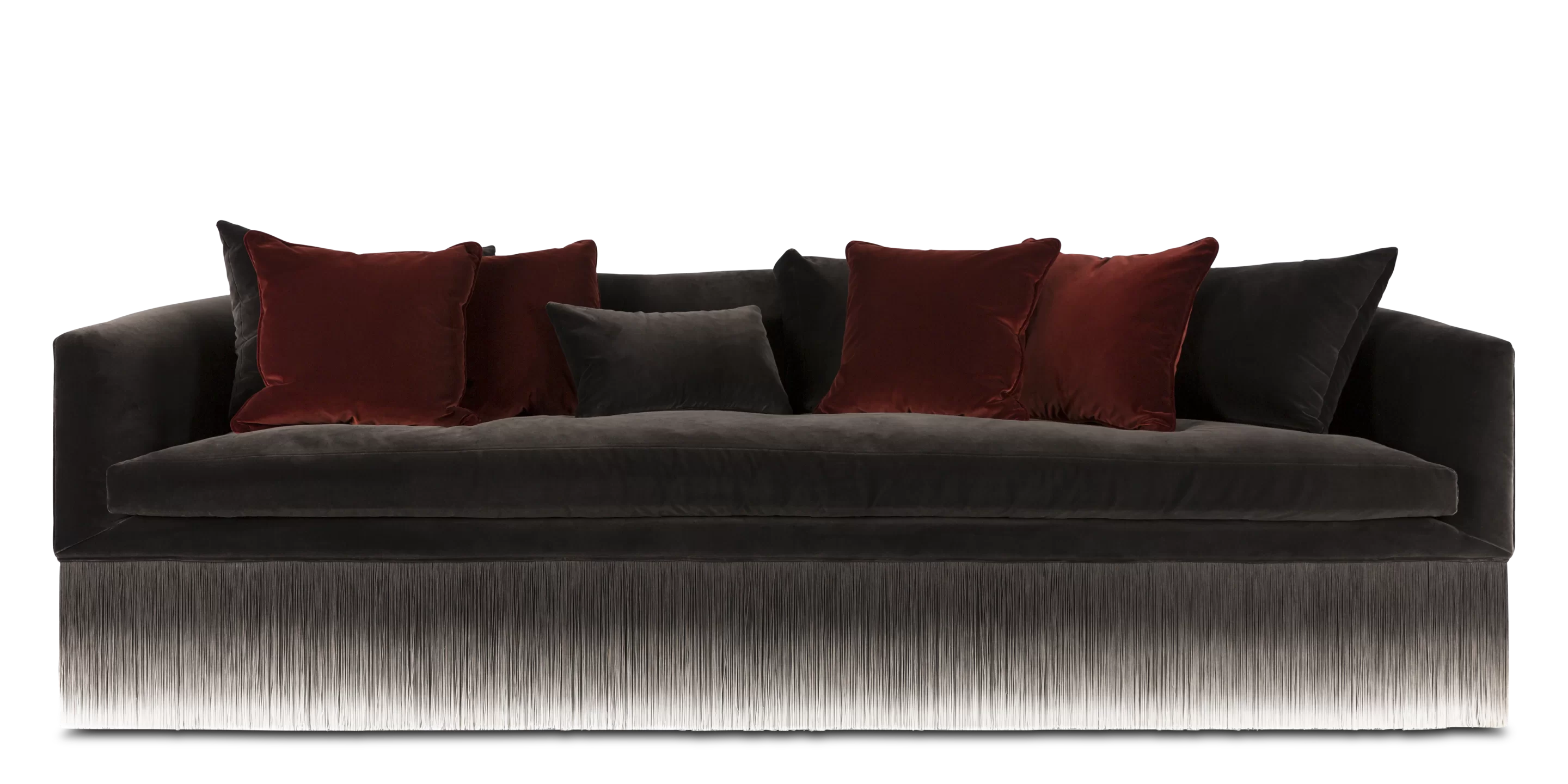 Amami Sofa dark grey front view