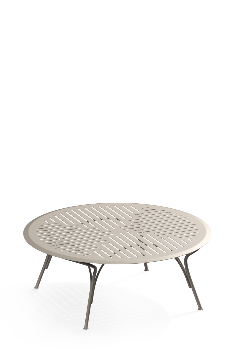 Barani Low Table Oyster front view