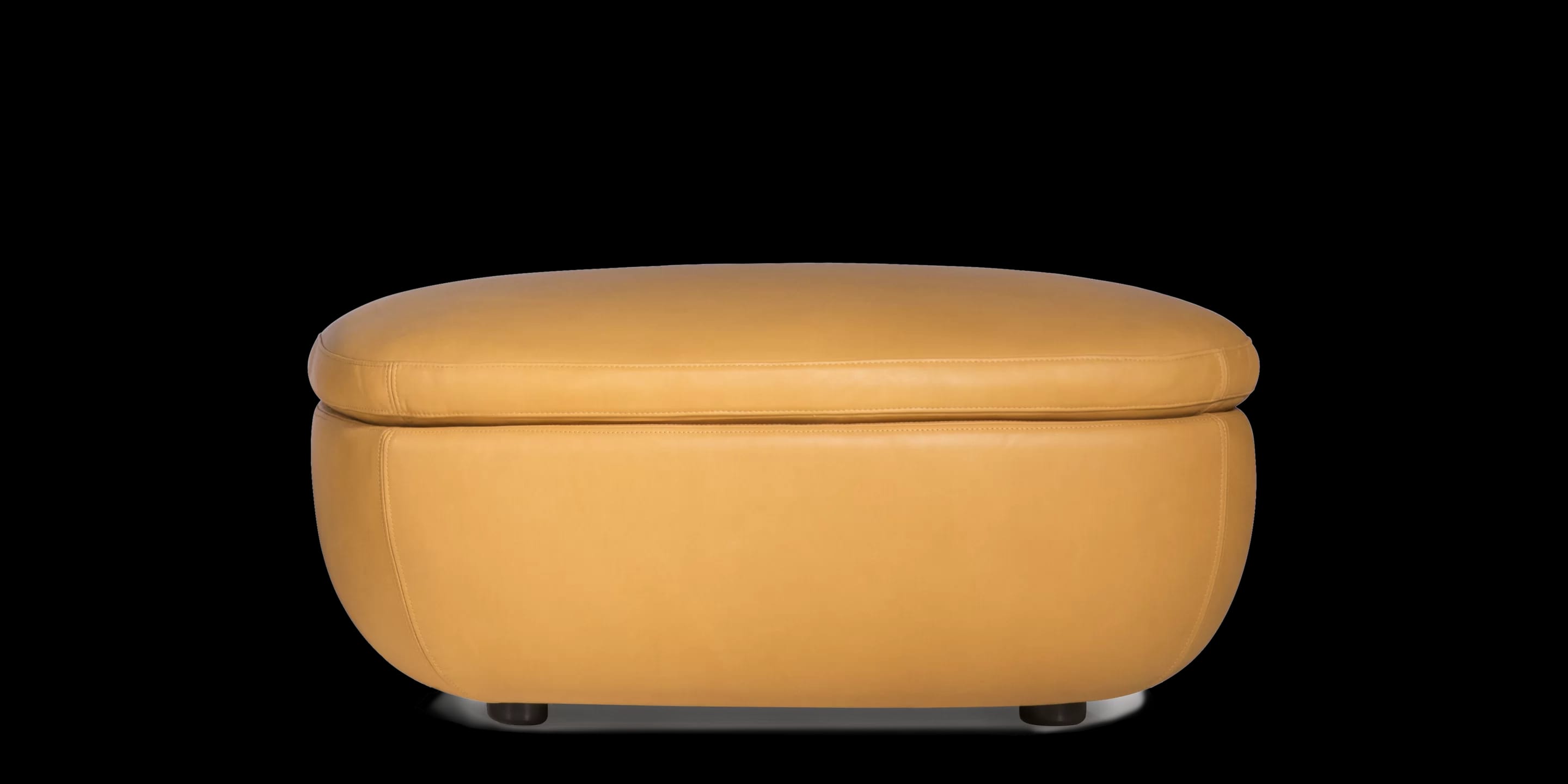 Bart footstool in cervino leather