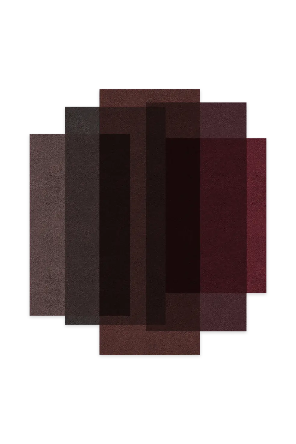 Carpet Blended 5 Colours Marble Red