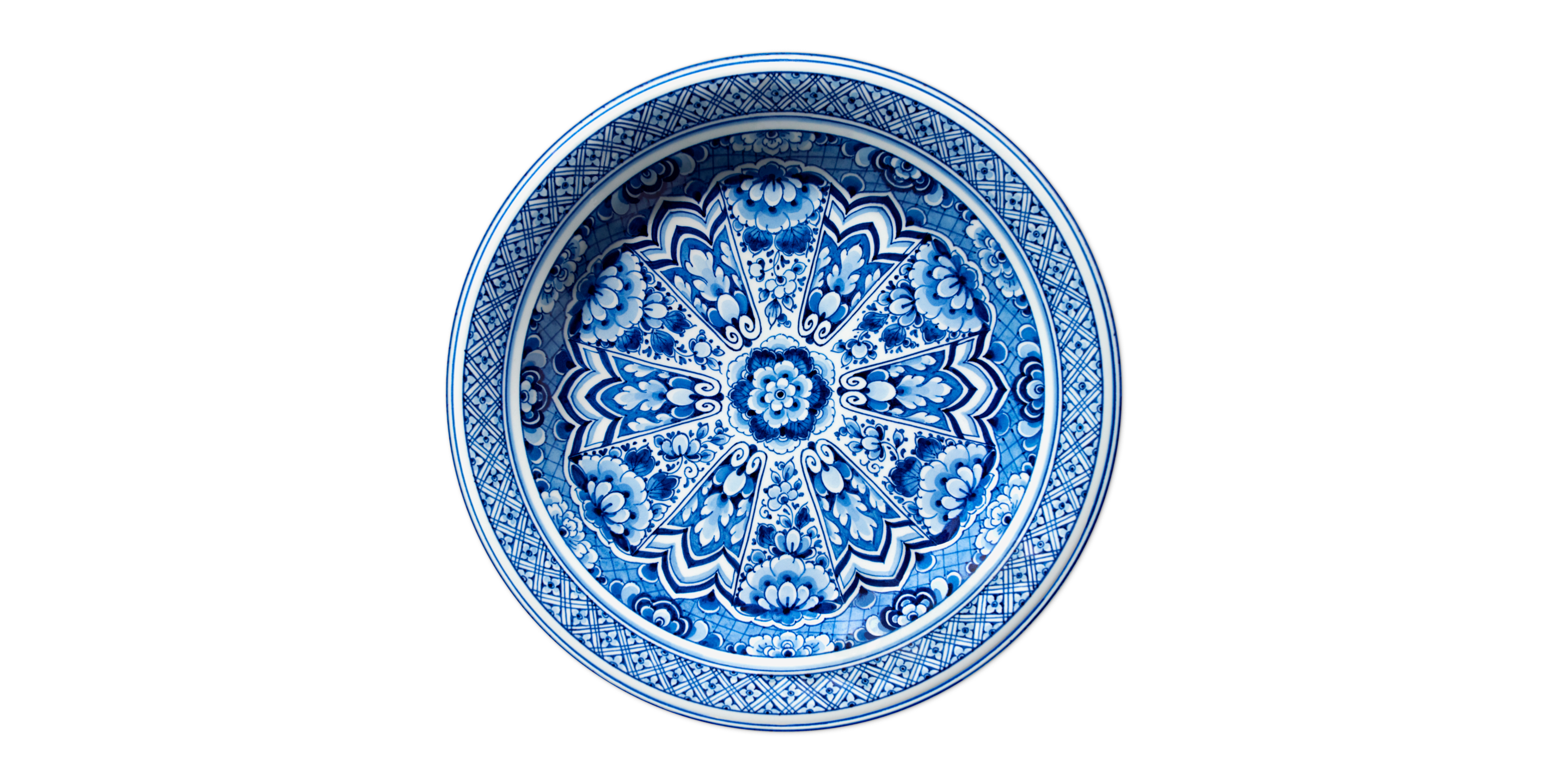 Carpet Delft Blue Plate