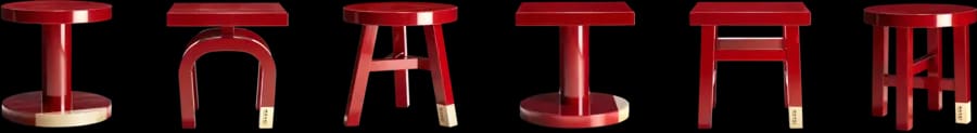 Common Comrades side table family all six tables