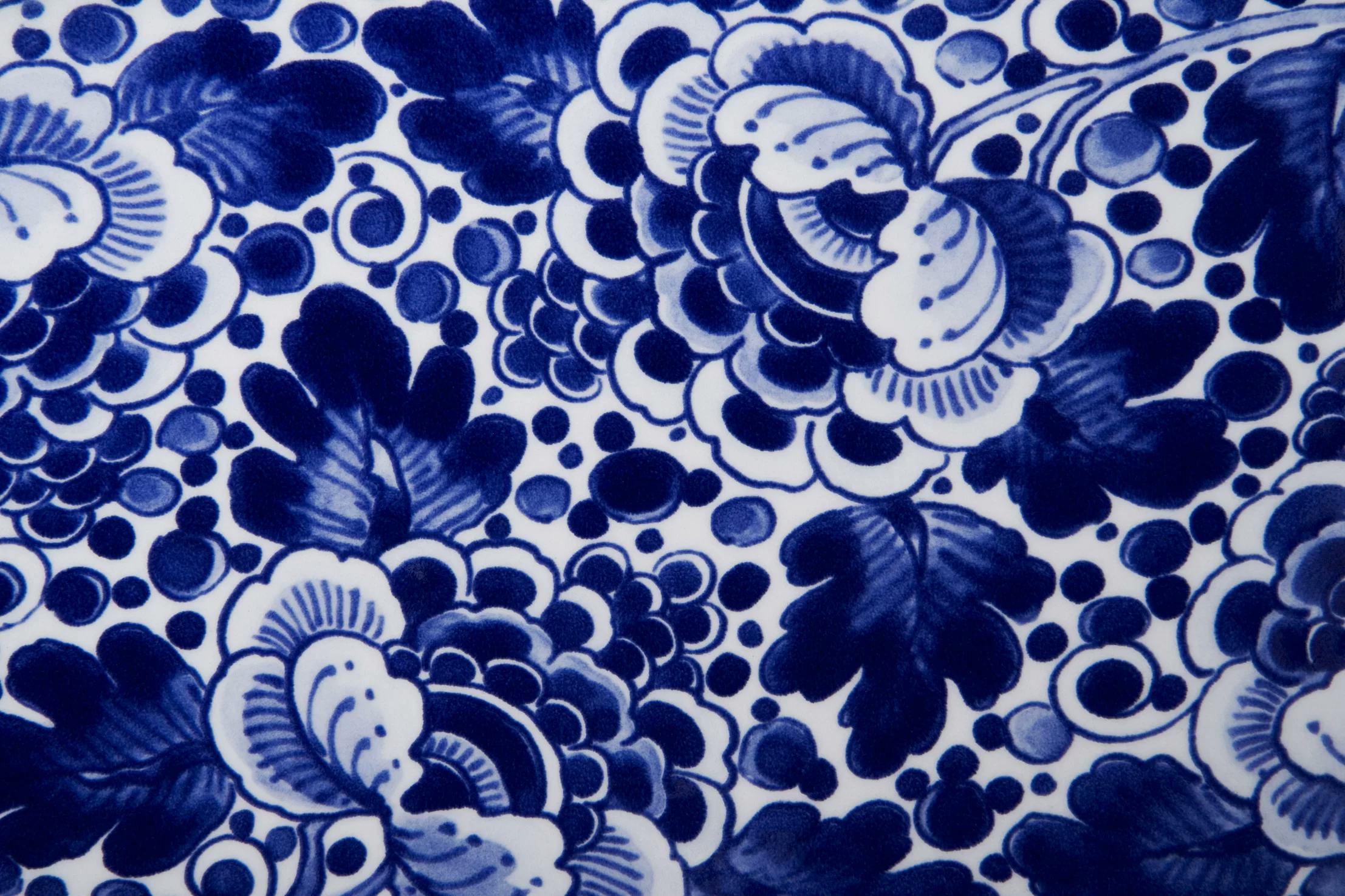 Delft Blue Vase detail