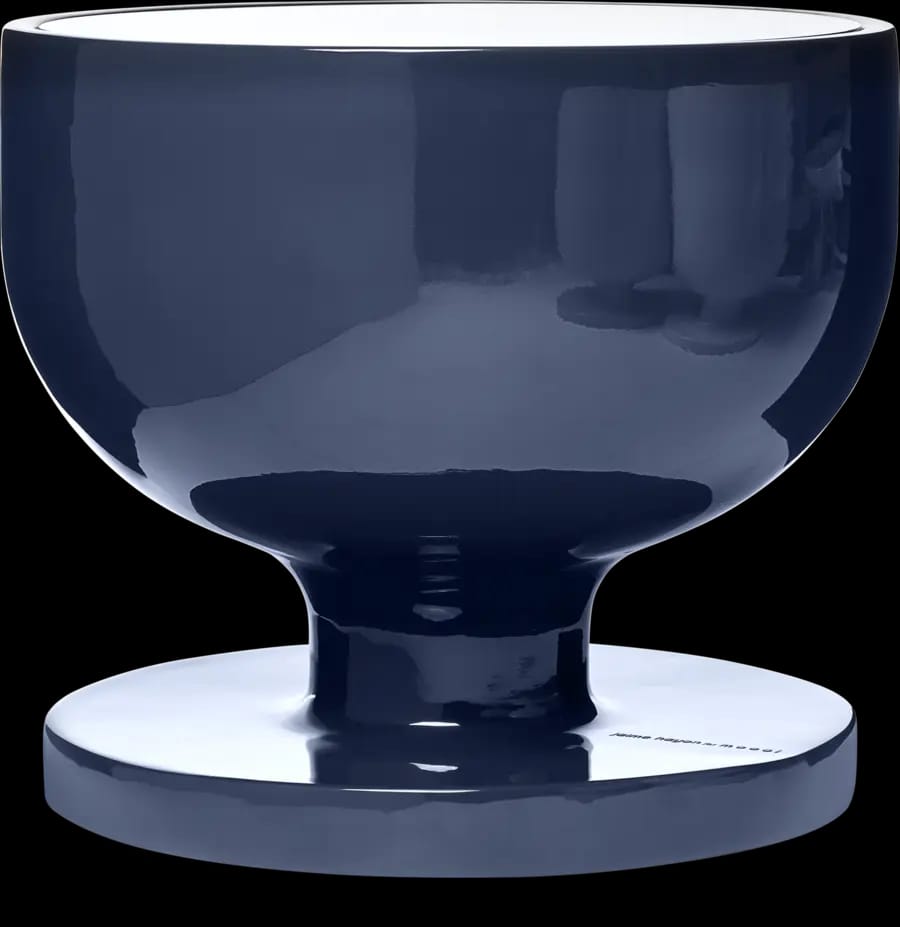 Elements 007 side table grey blue front view
