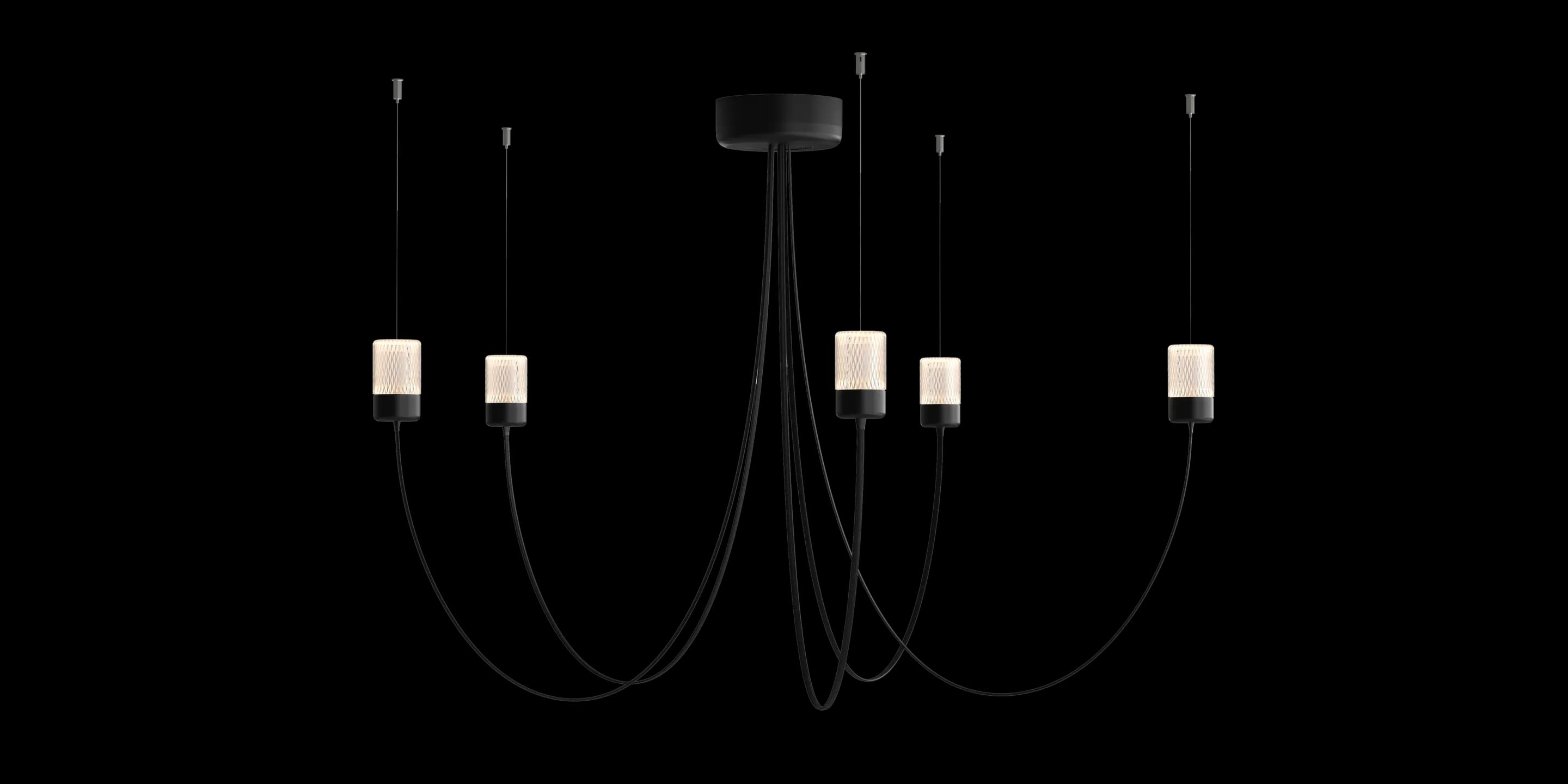 Gravity Chandelier 5 front view