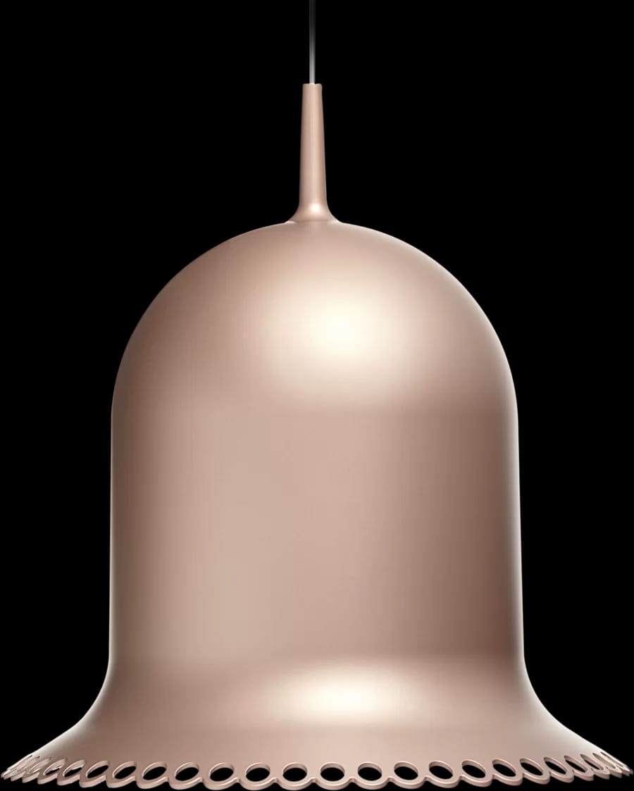 Lolita suspension light london rosé front side