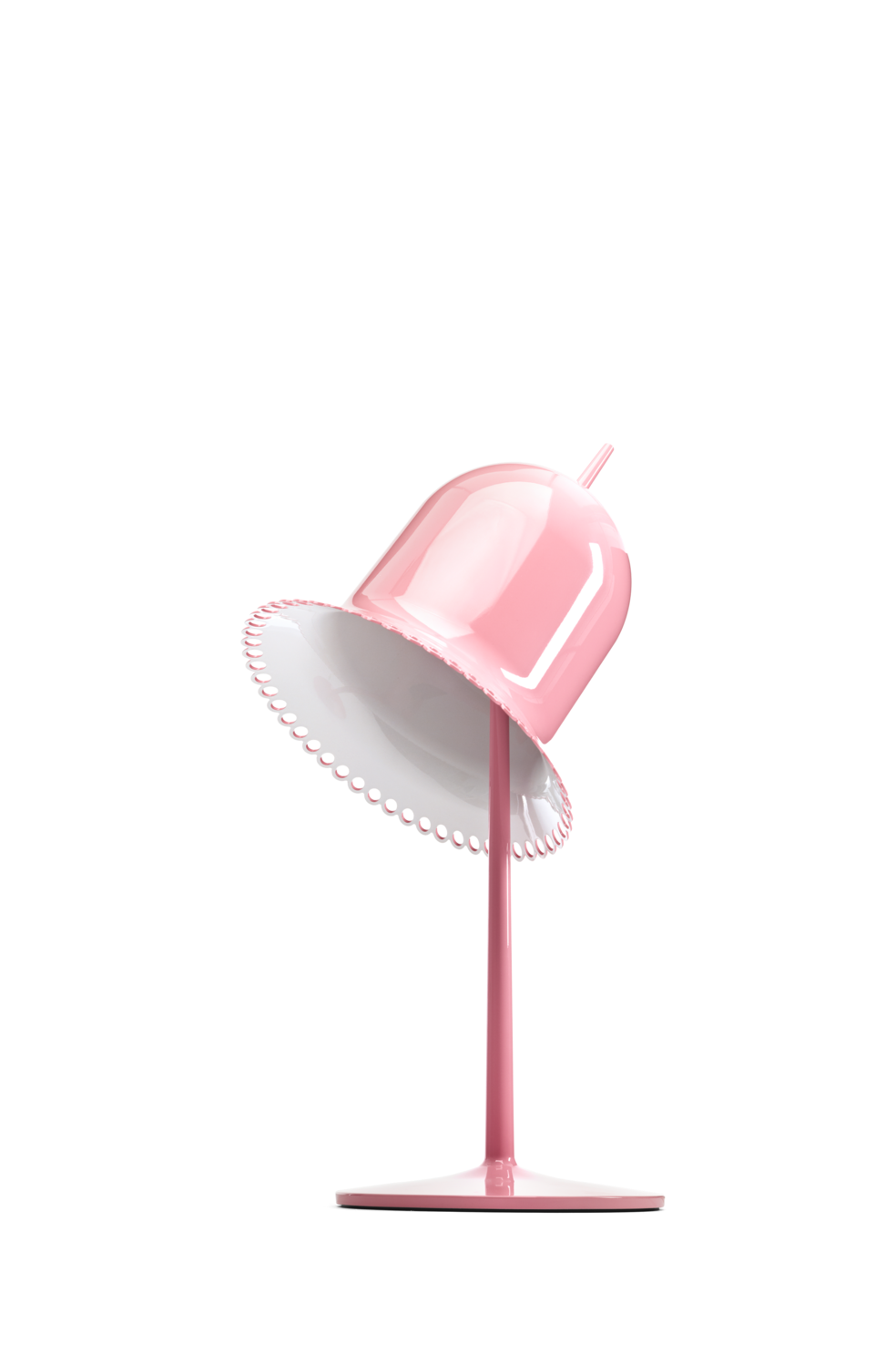 Lolita table lamp pink angle front view