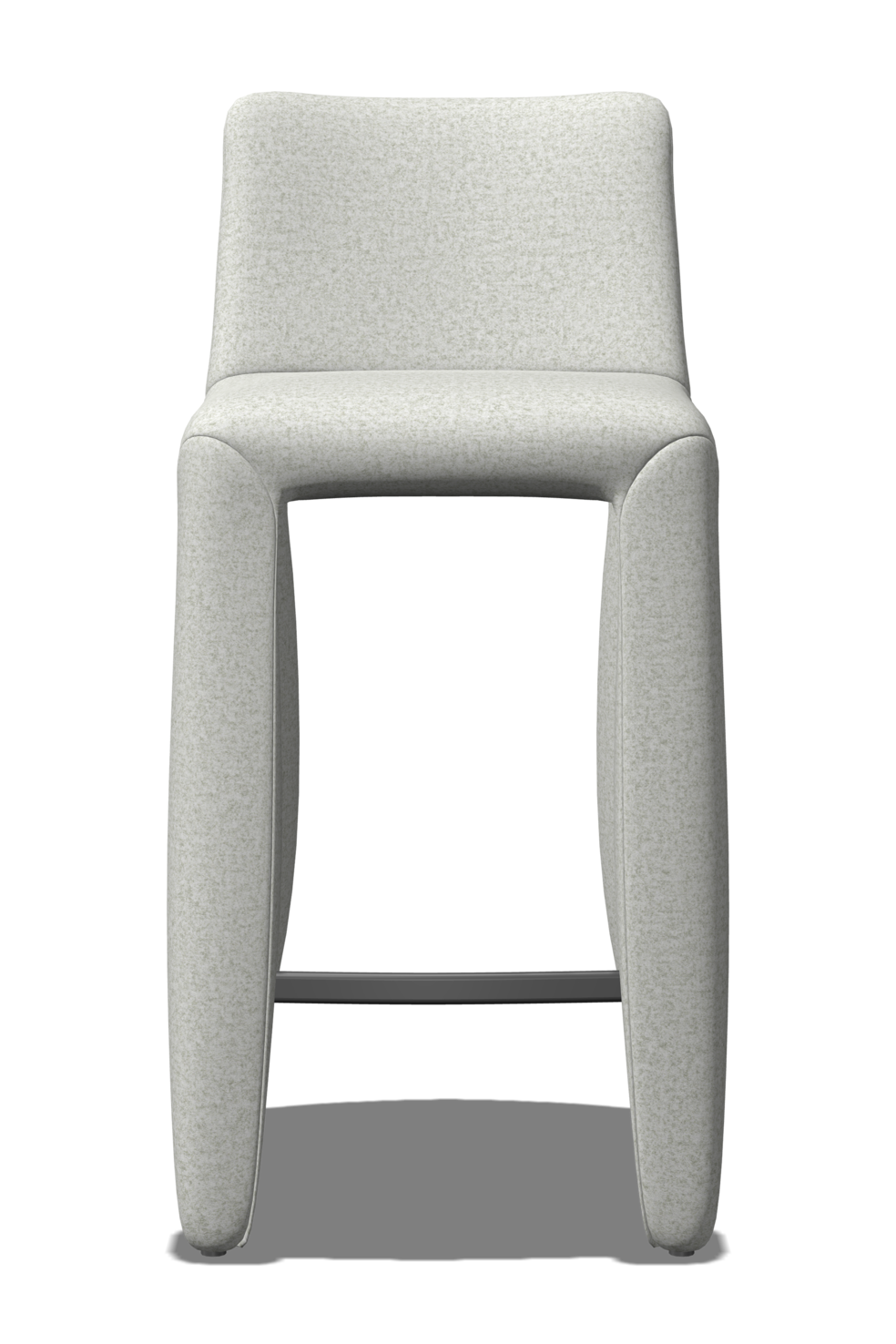 Monster Barstool low no stitching grey