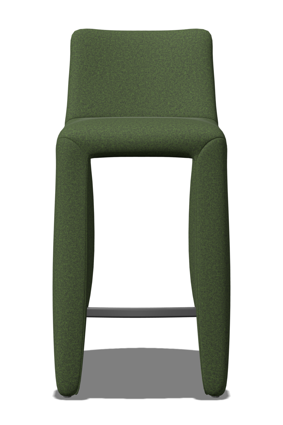 Monster Barstool low no stitching green