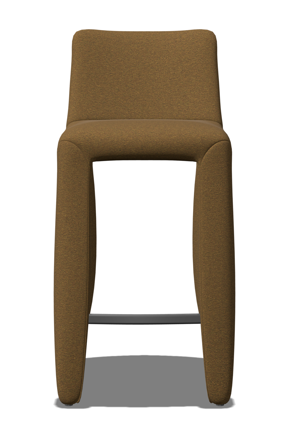 Monster Barstool low no stitching brown