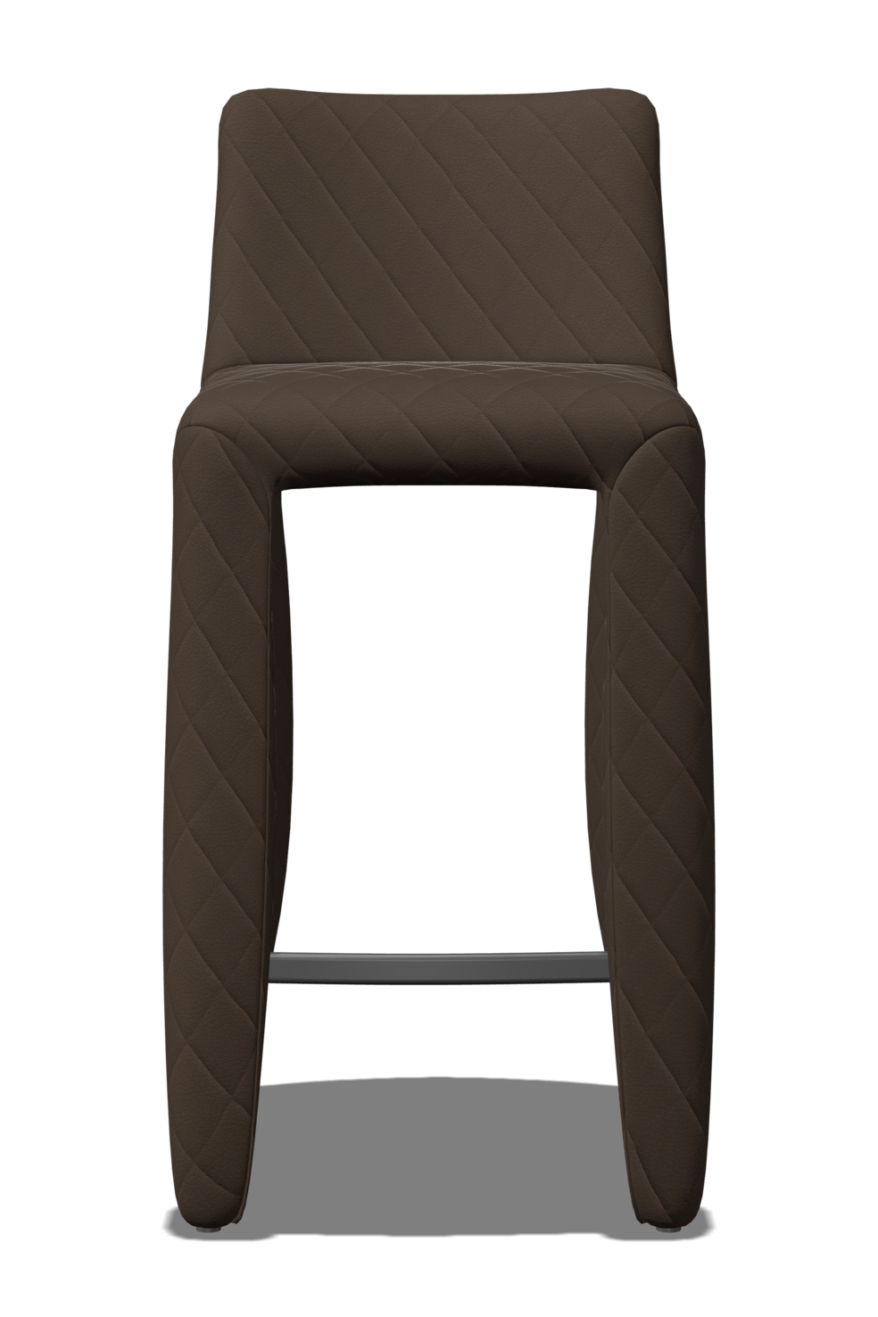 Monster Barstool low stitching brown