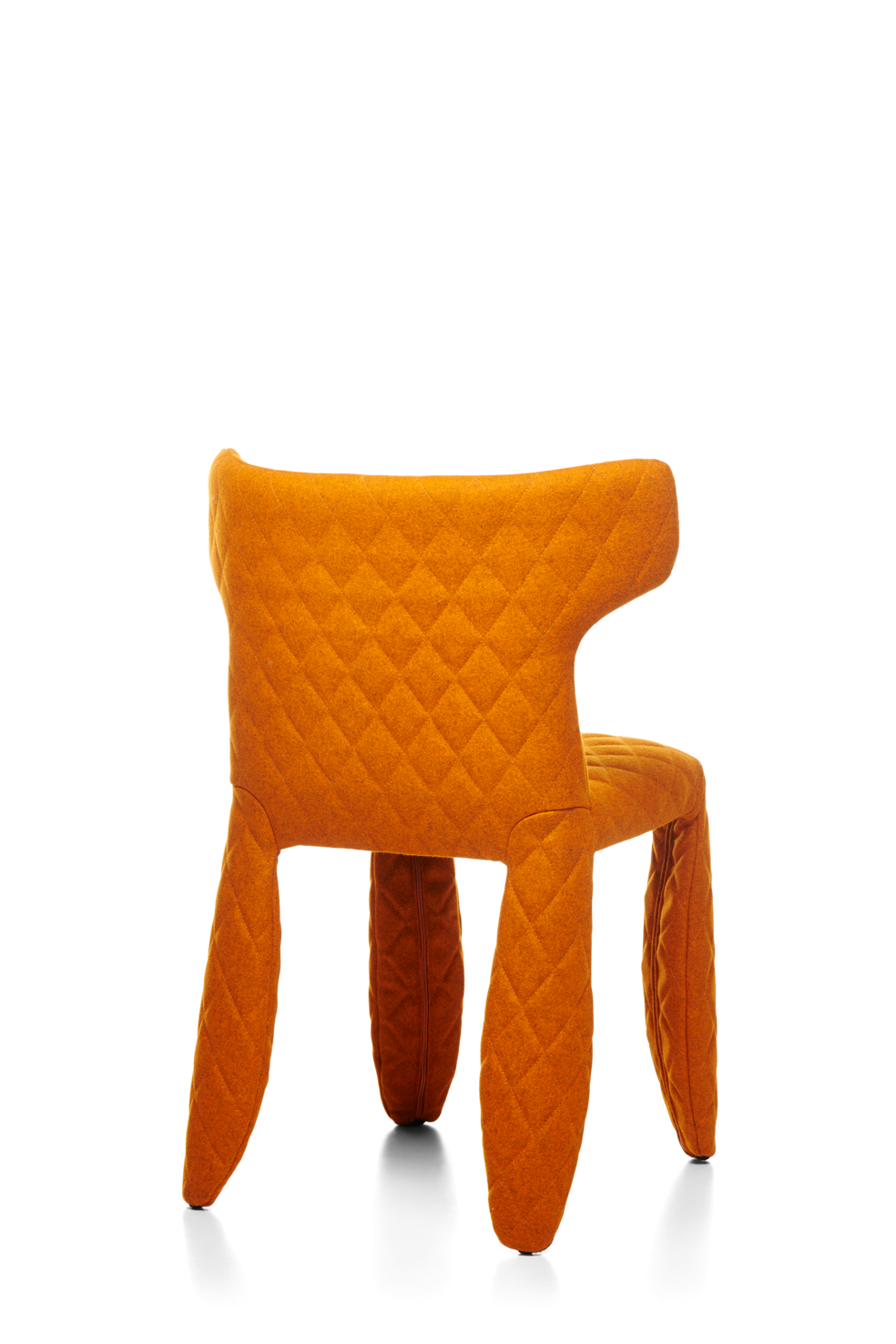Monster Chair Divina Melange orange face and arms back view