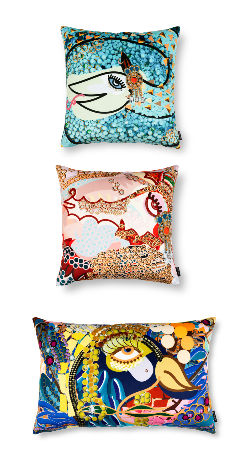 Bisanto pillows front