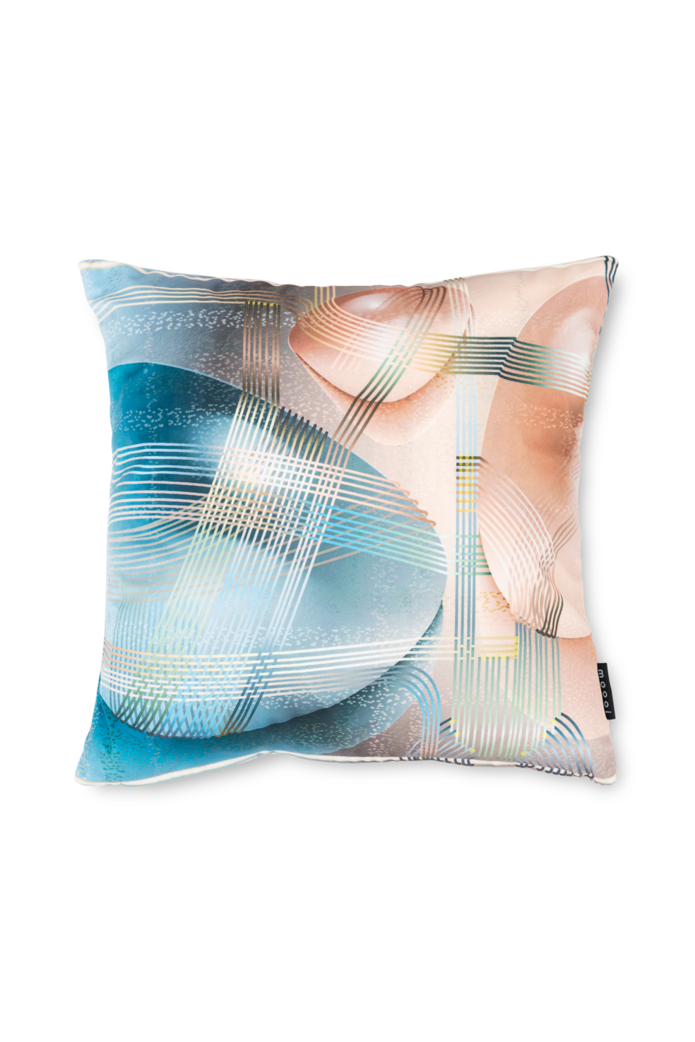 Pillow Jewel of Glass Quartz square front