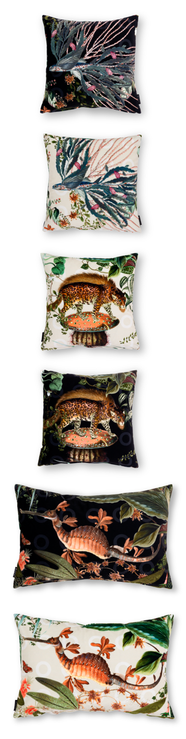 Pillows Menagerie overview 1