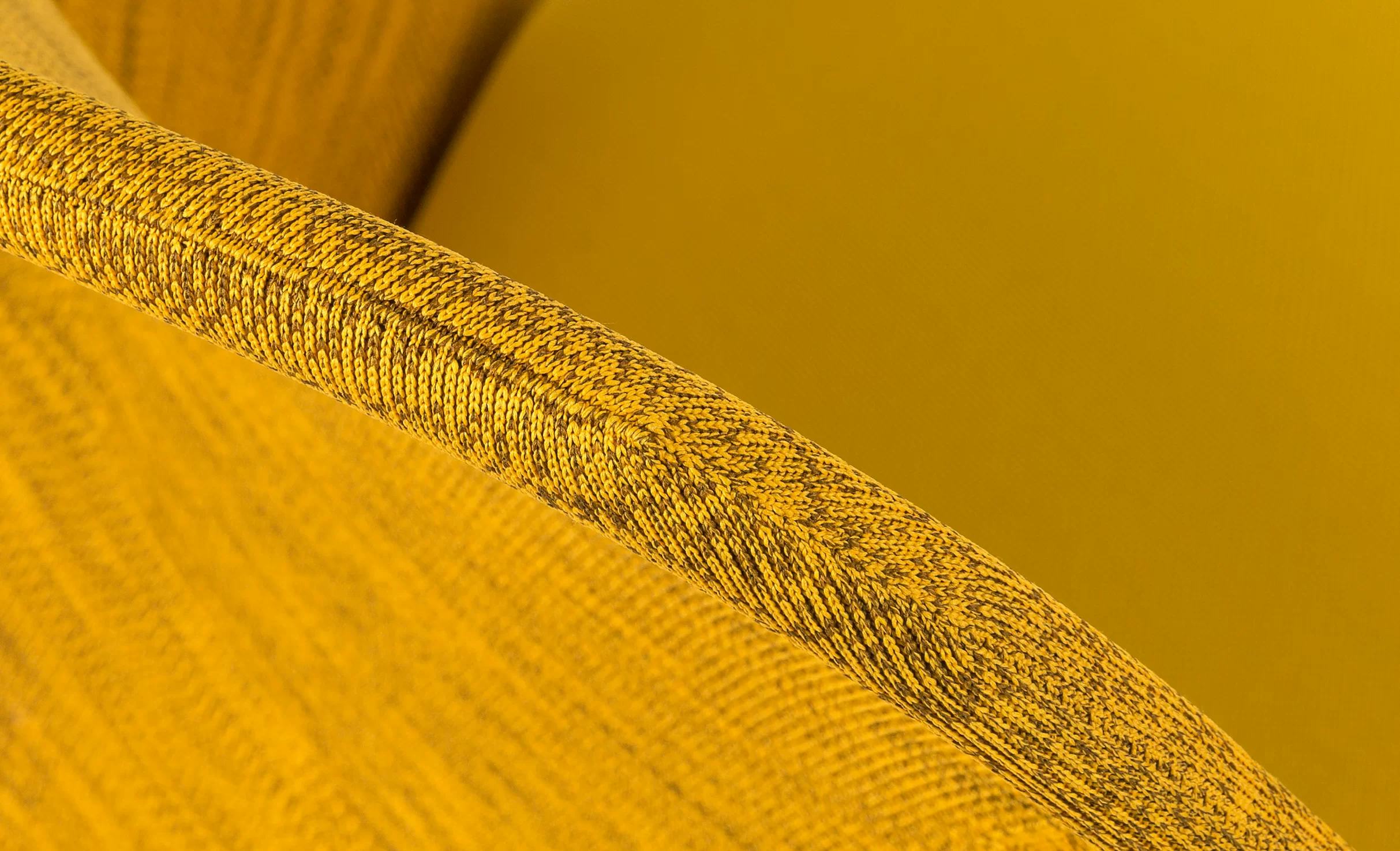 Shift Dining Chair Ochre yellow detail