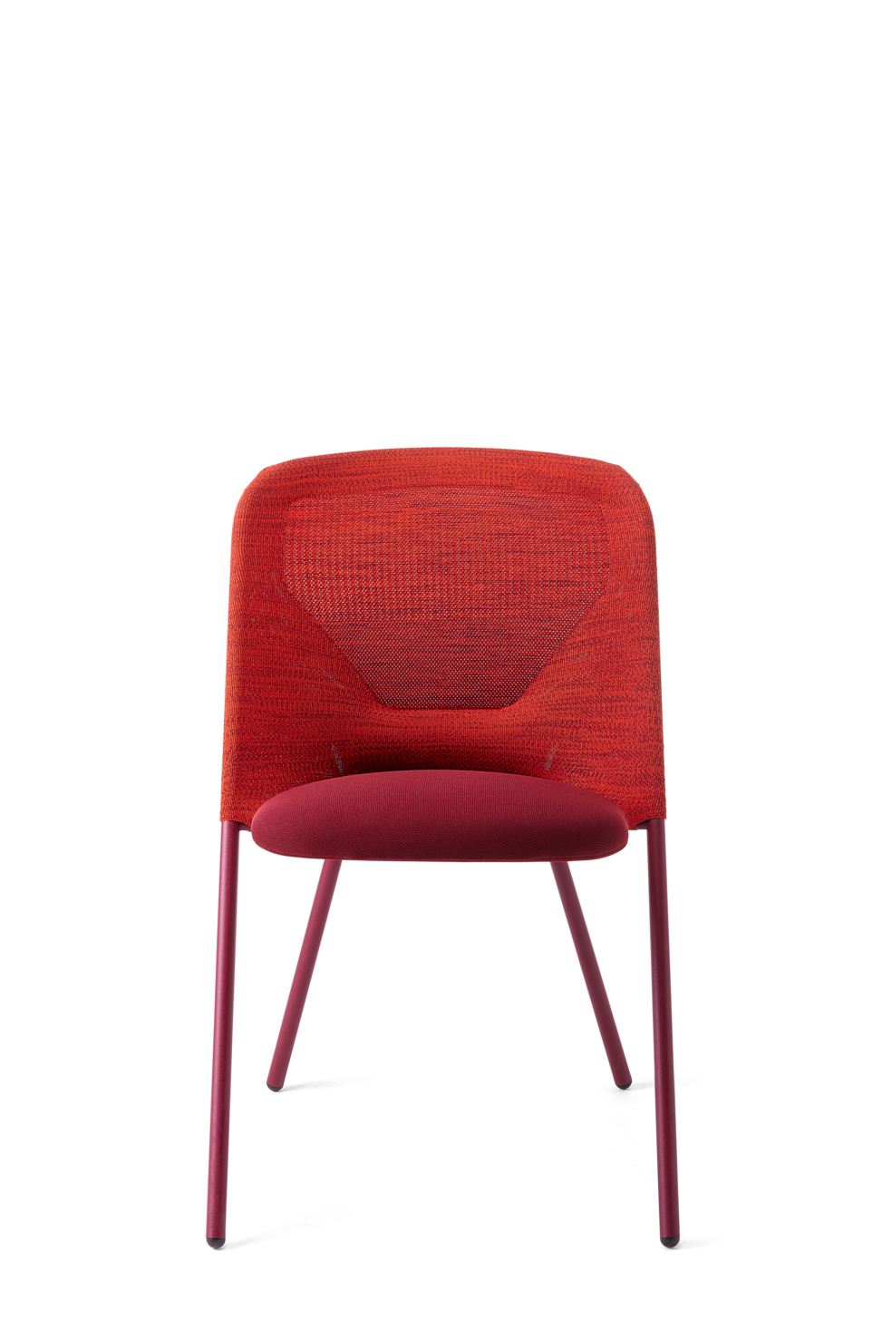 Shift Dining Chair Bright Red front side