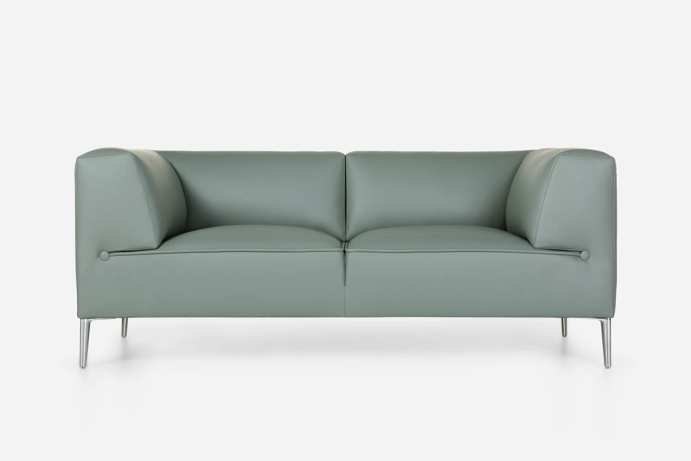 Sofa So Good Spectrum agave double seater front view