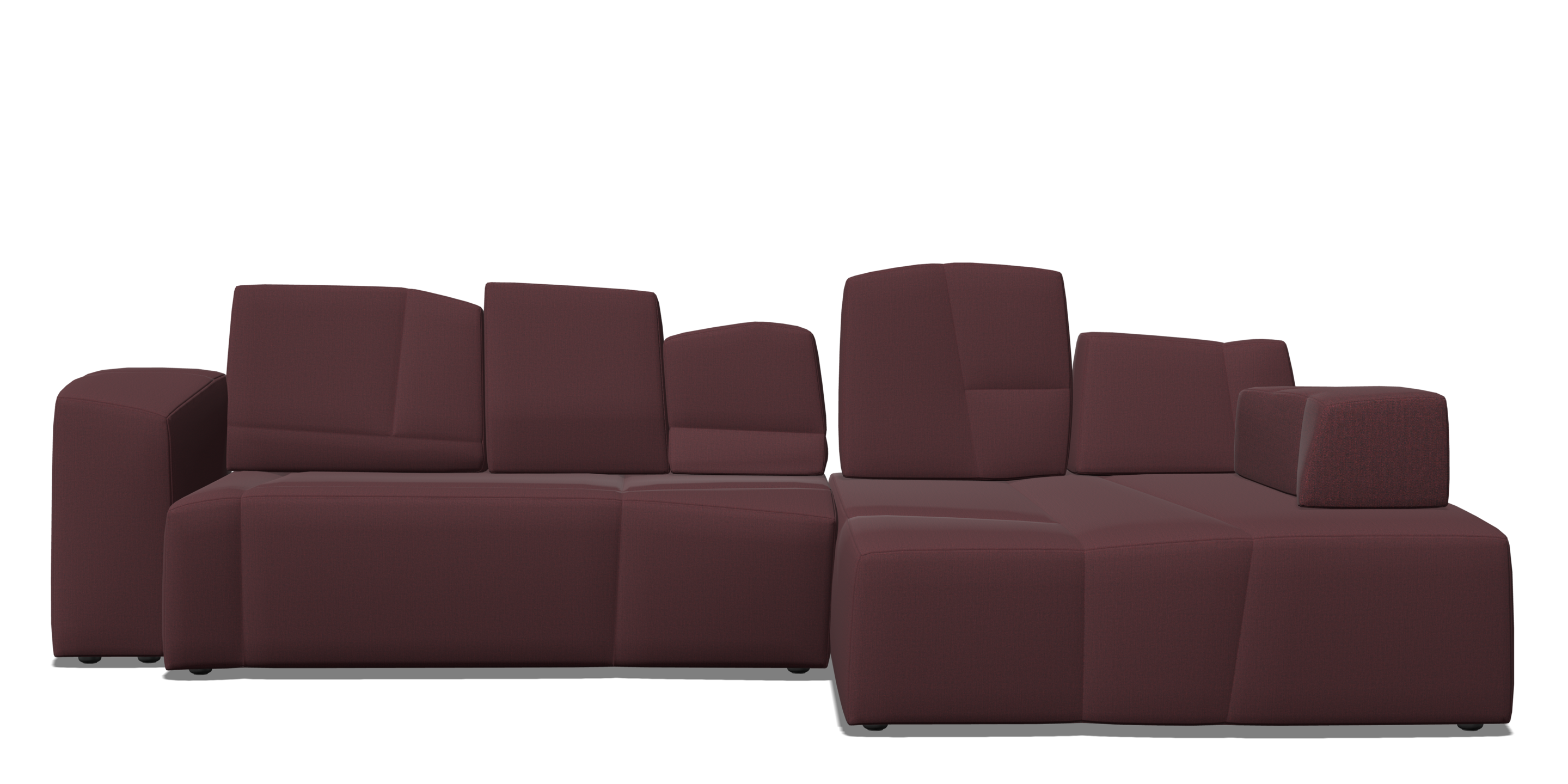 SLT Sofa XL left red