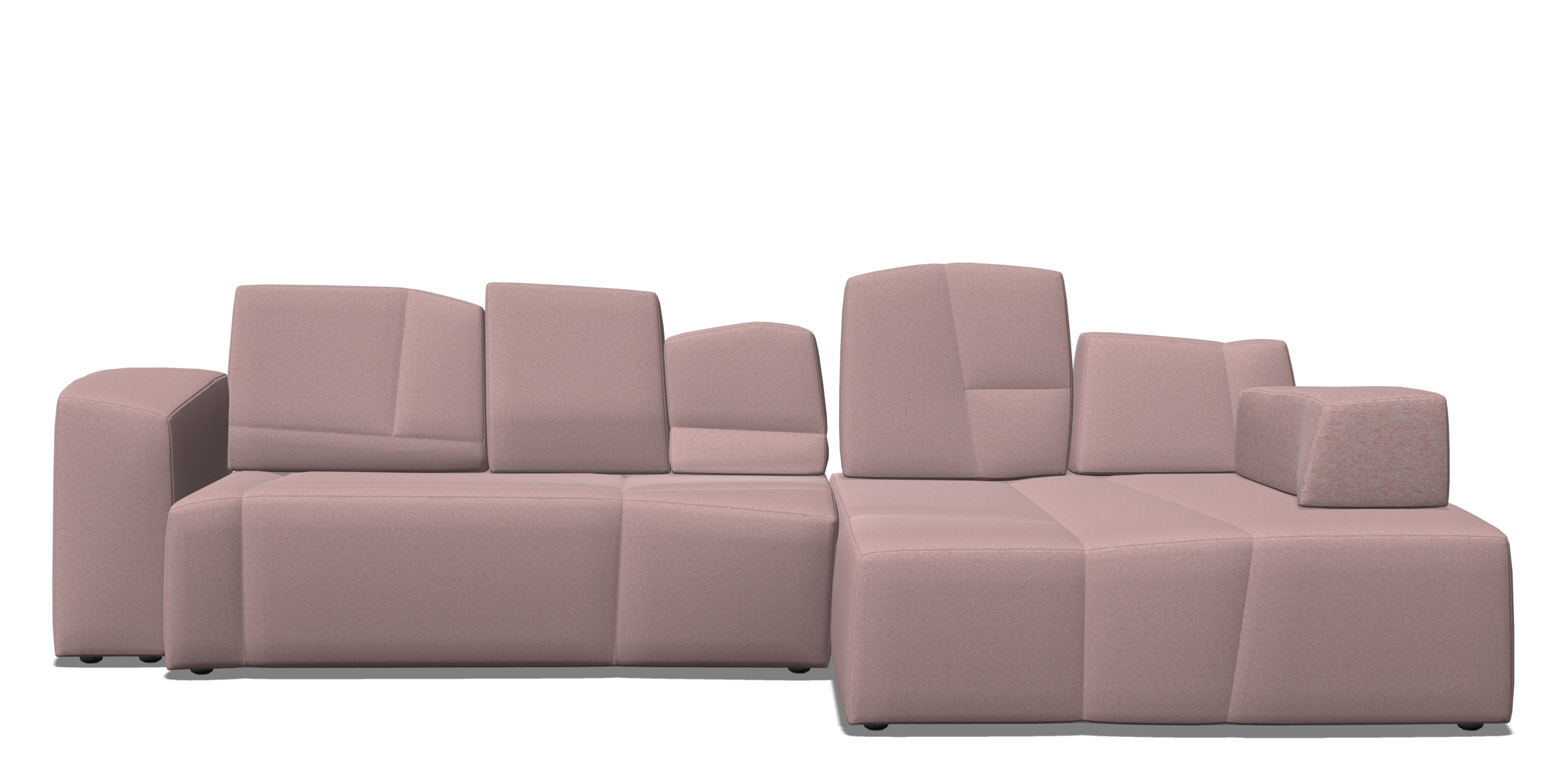 SLT Sofa XL left pink