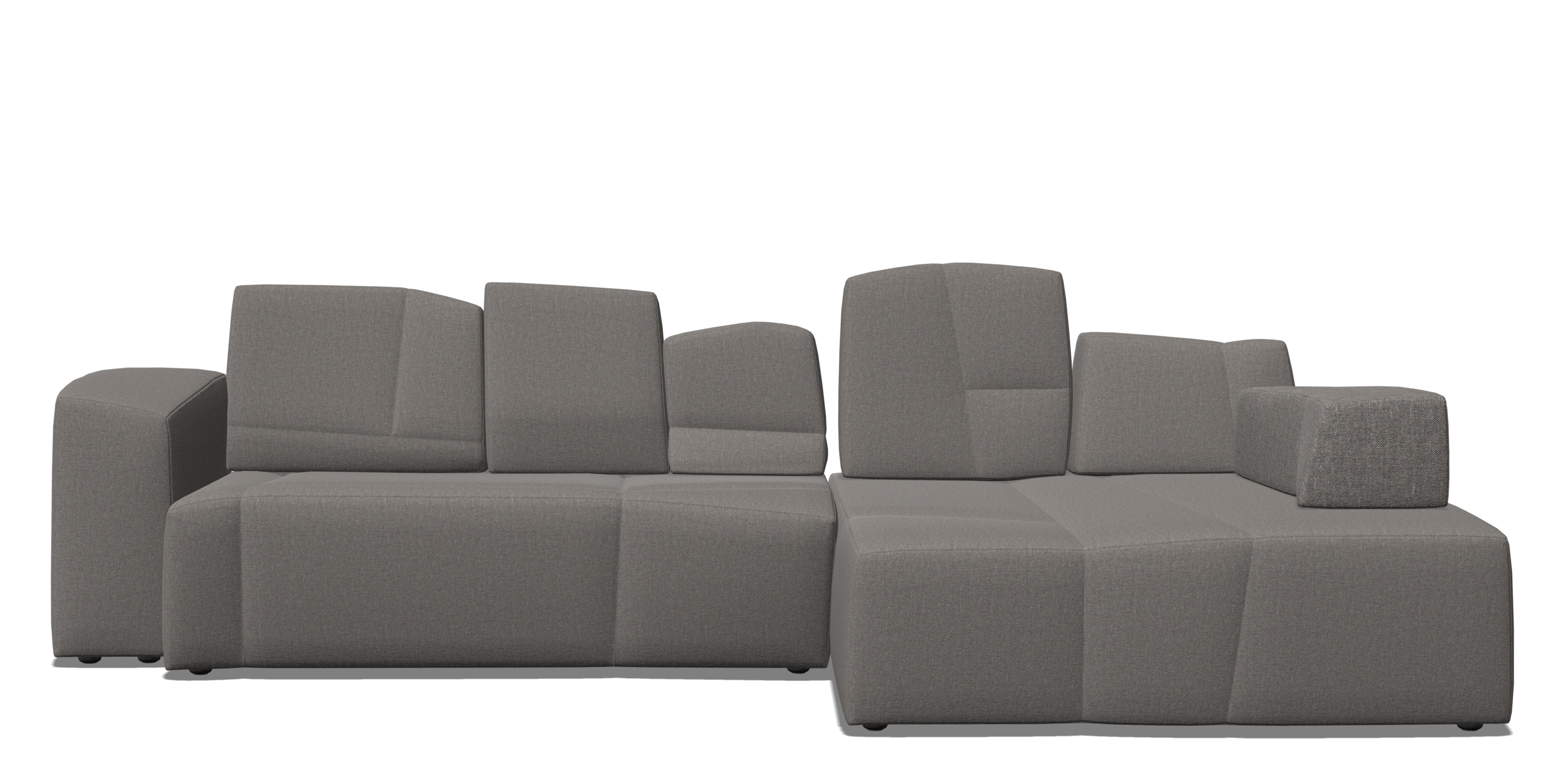 SLT Sofa XL left grey