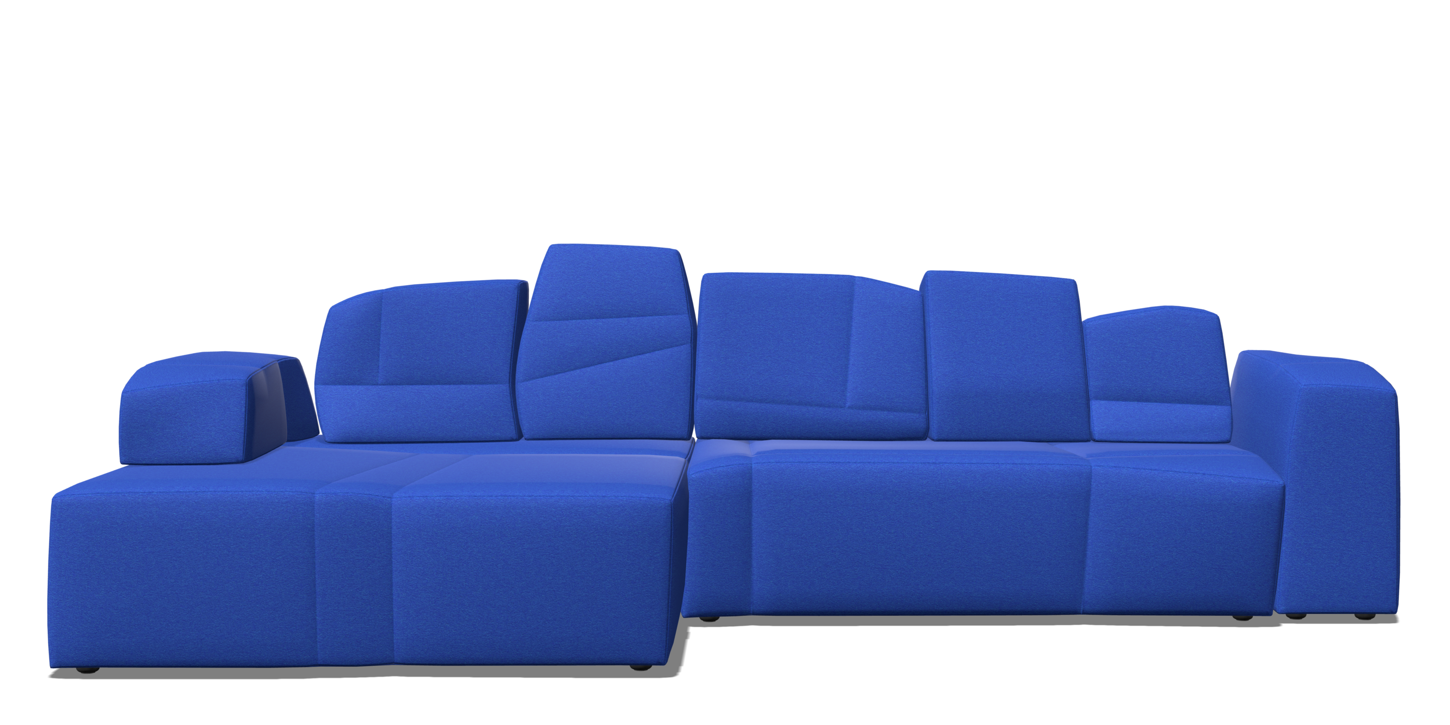 SLT Sofa left composition blue