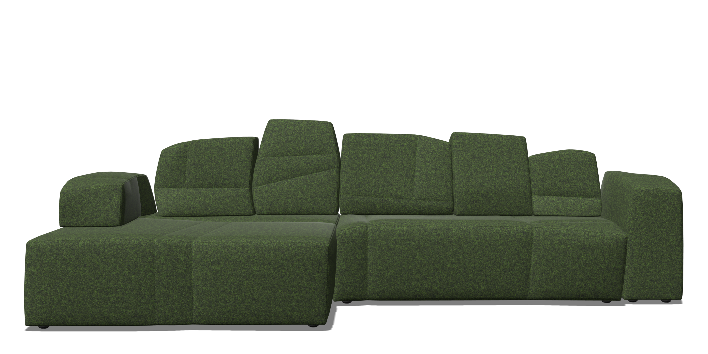 SLT Sofa left composition green