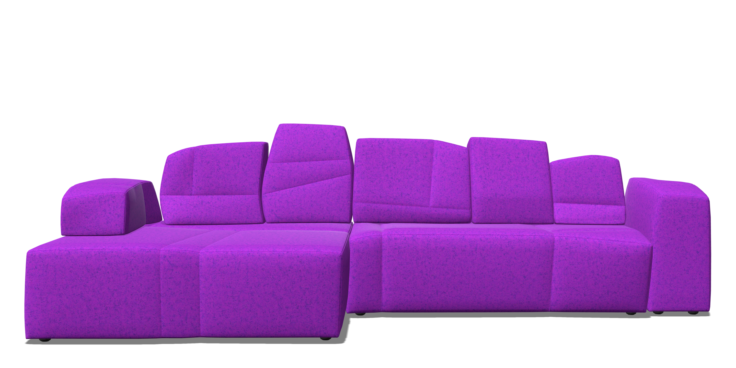 SLT Sofa left composition purple