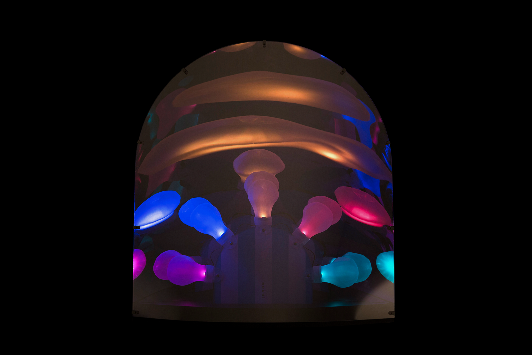 Space Table Lamp on front view