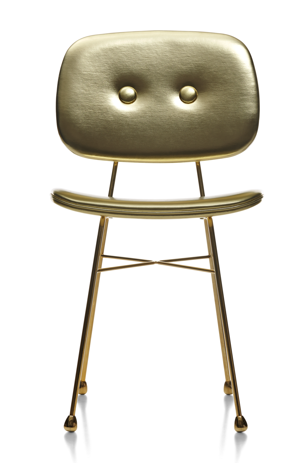 The Golden Chair gold front side