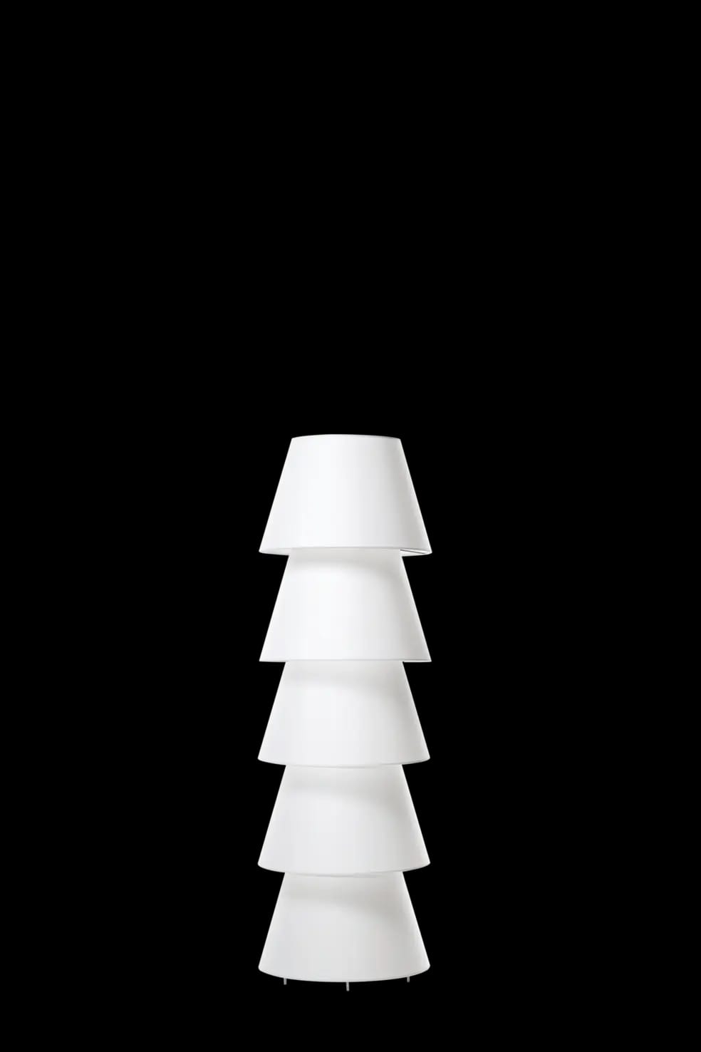 Set Up Shades 5 floor light front view