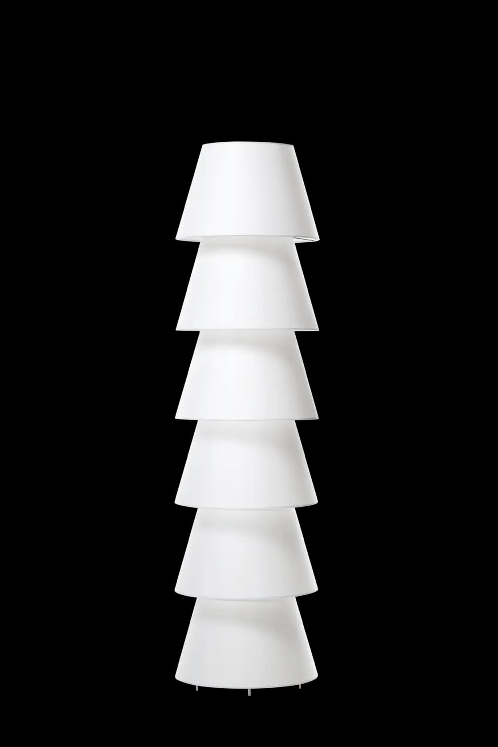 Set Up Shades 6 floor light front view