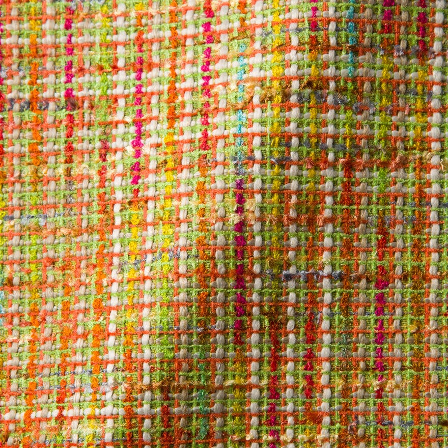 Fabric sample Boucle rainbow