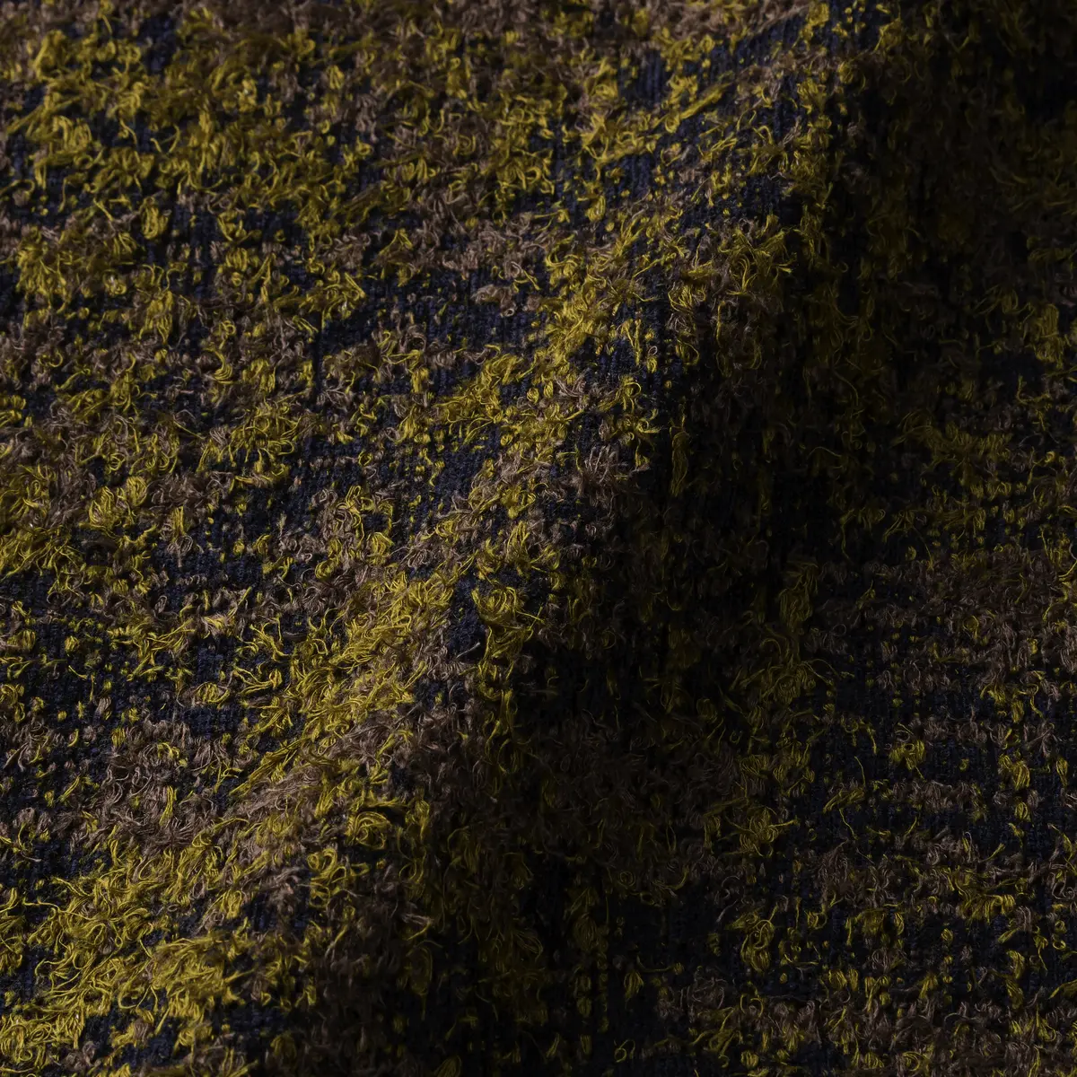 Bearded Leopard Jacquard Mustard