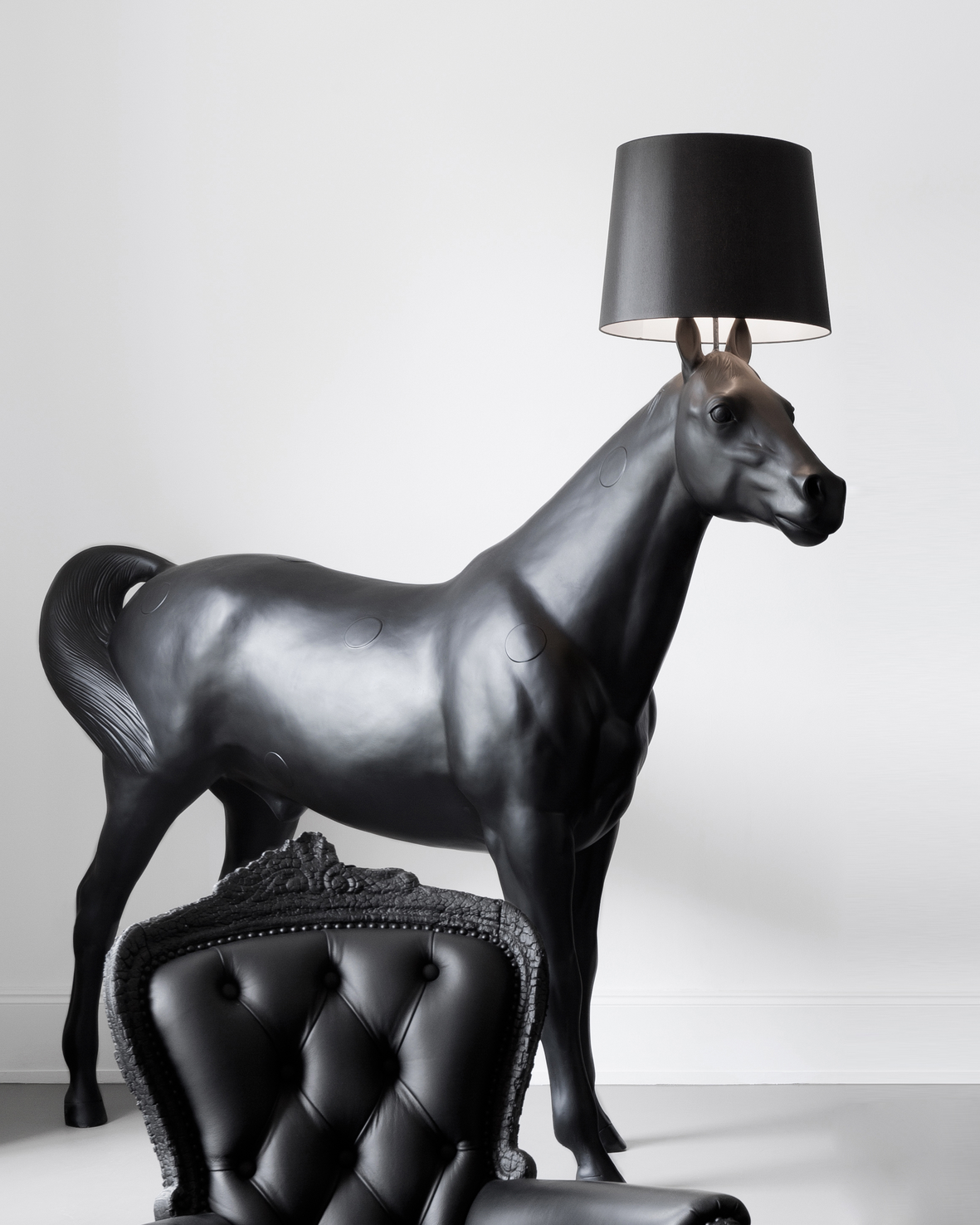 Moooi Horse Lamp by Front